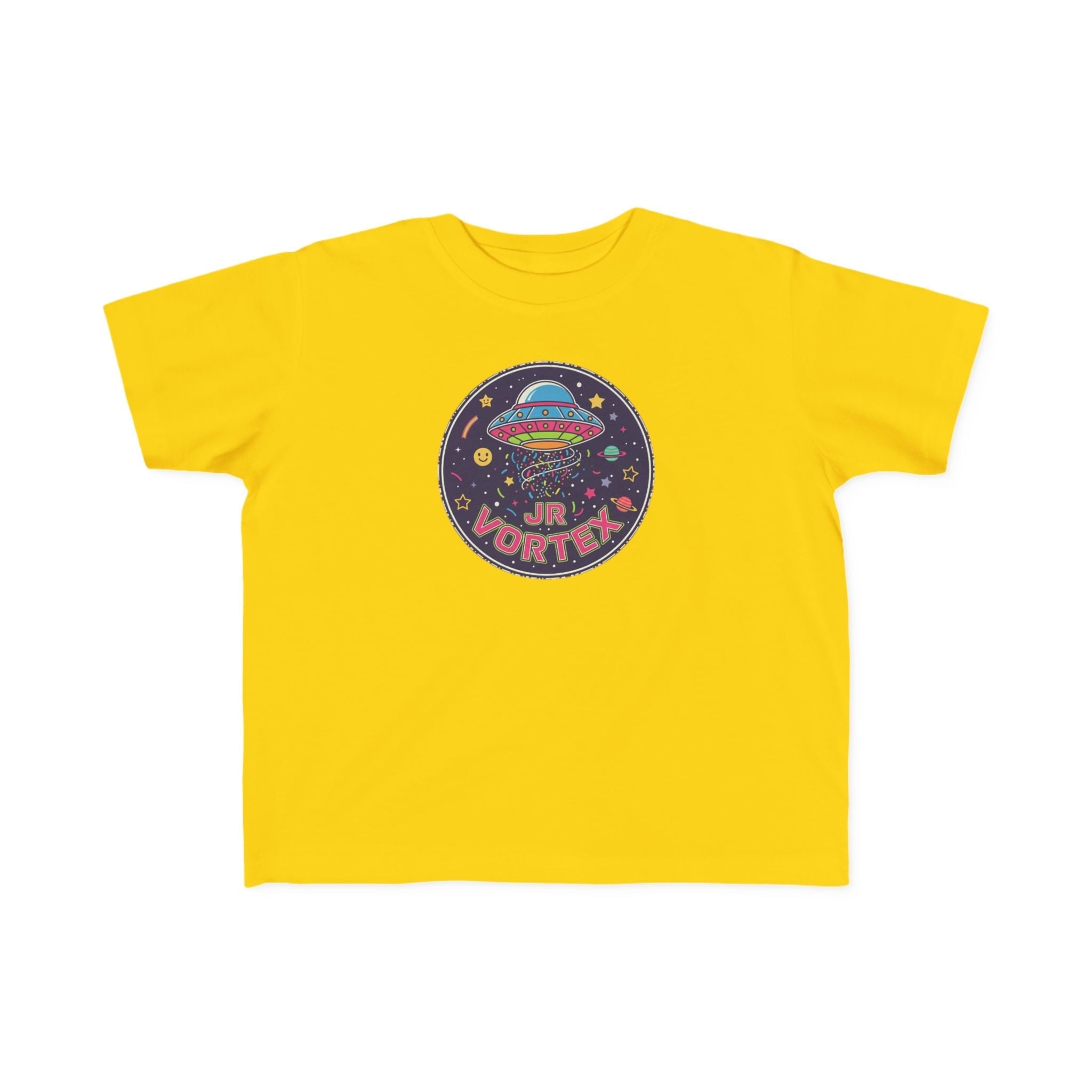 Toddler Tee — Colorful UFO "Out of This World" Space Graphic Printify