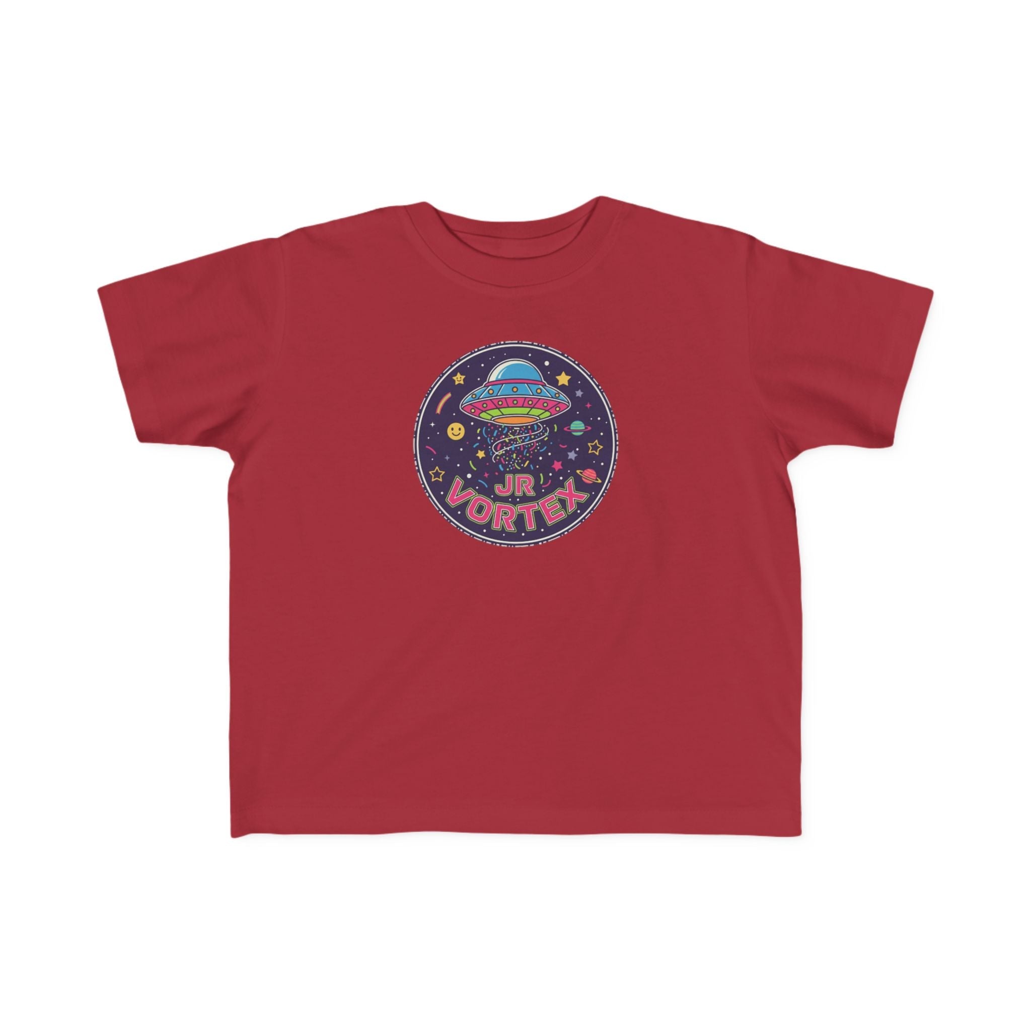 Toddler Tee — Colorful UFO "Out of This World" Space Graphic Printify
