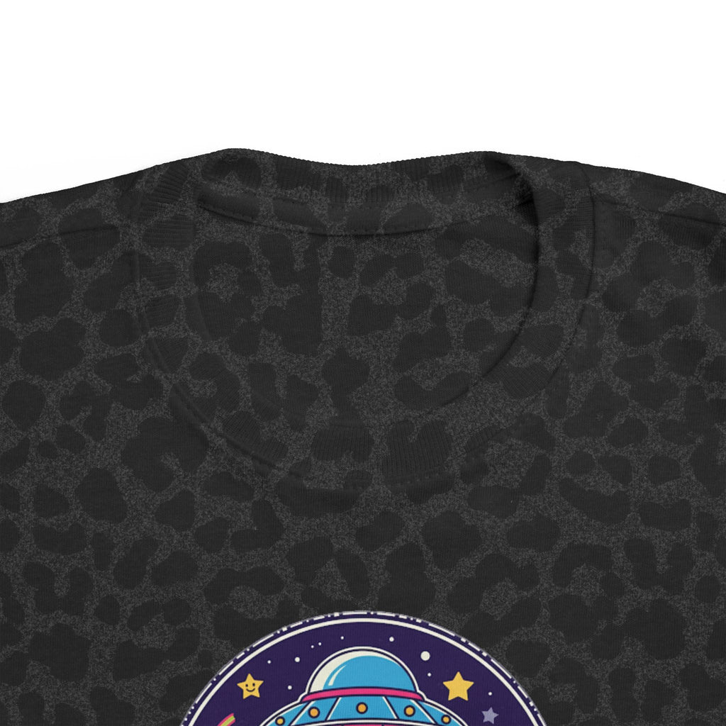 Toddler Tee — Colorful UFO "Out of This World" Space Graphic Printify