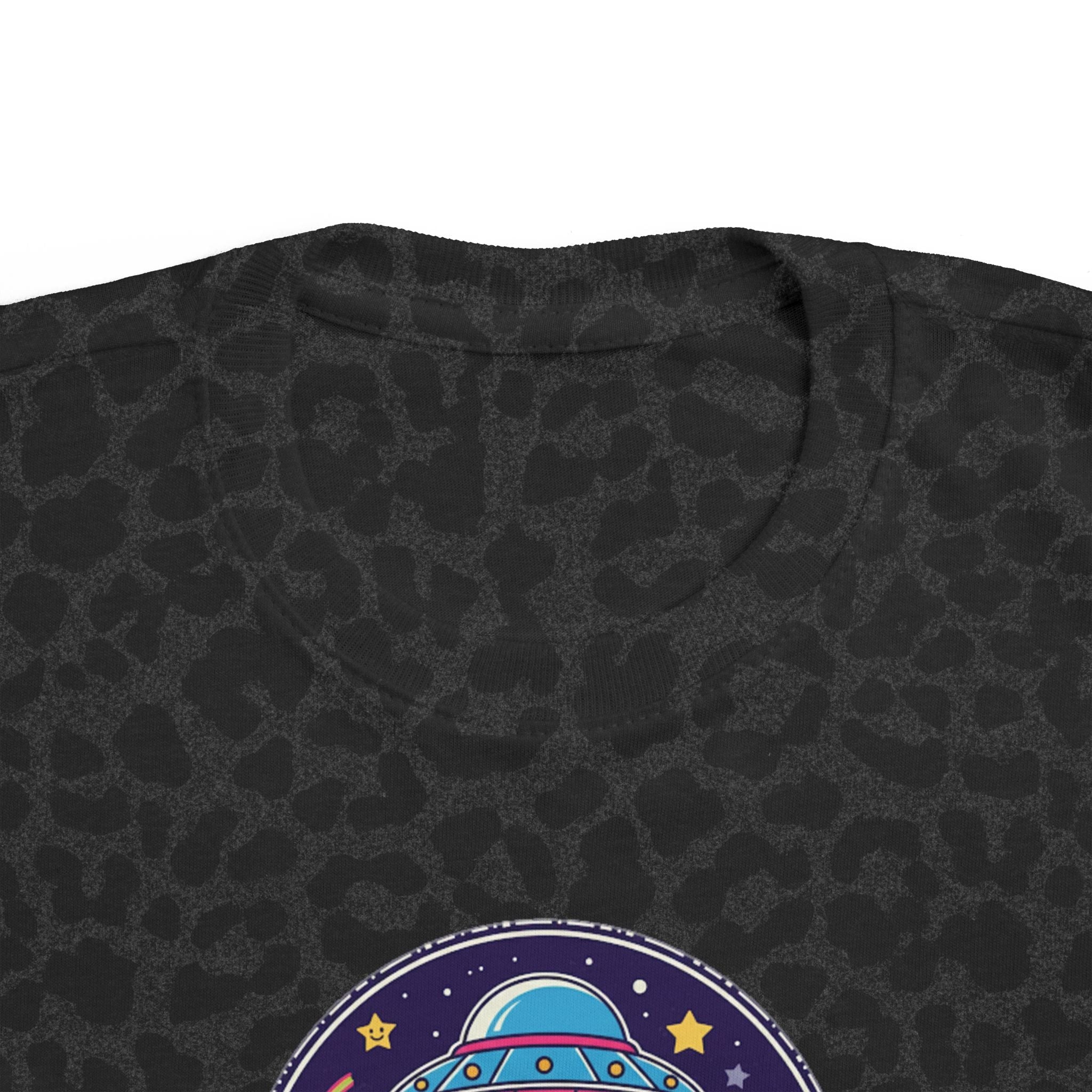 Toddler Tee — Colorful UFO "Out of This World" Space Graphic Printify
