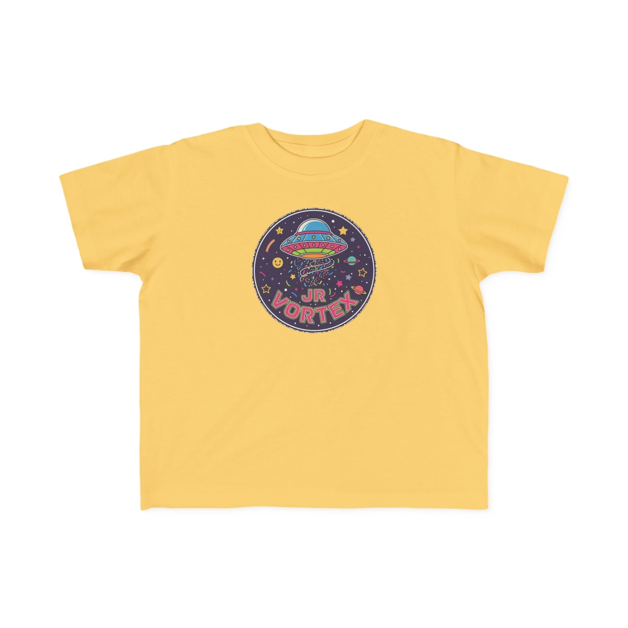 Toddler Tee — Colorful UFO "Out of This World" Space Graphic Printify