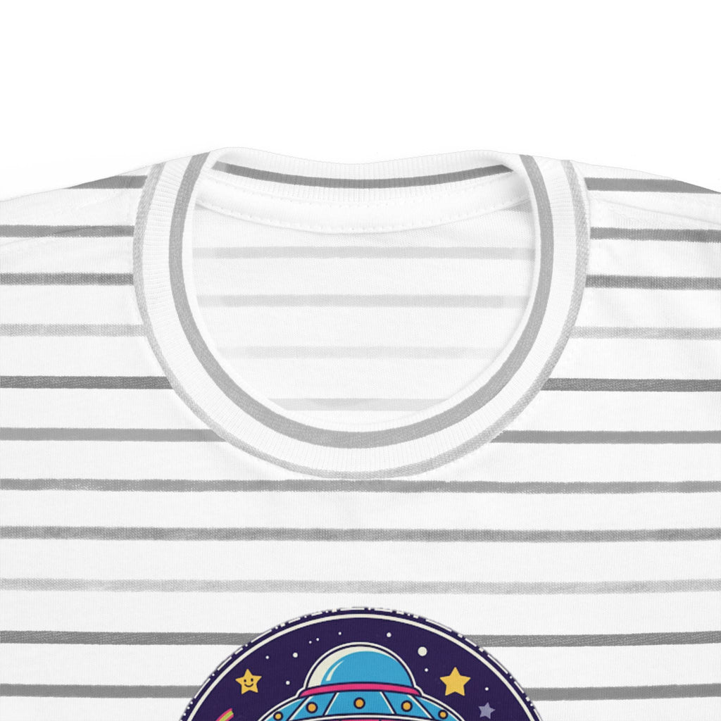 Toddler Tee — Colorful UFO "Out of This World" Space Graphic Printify