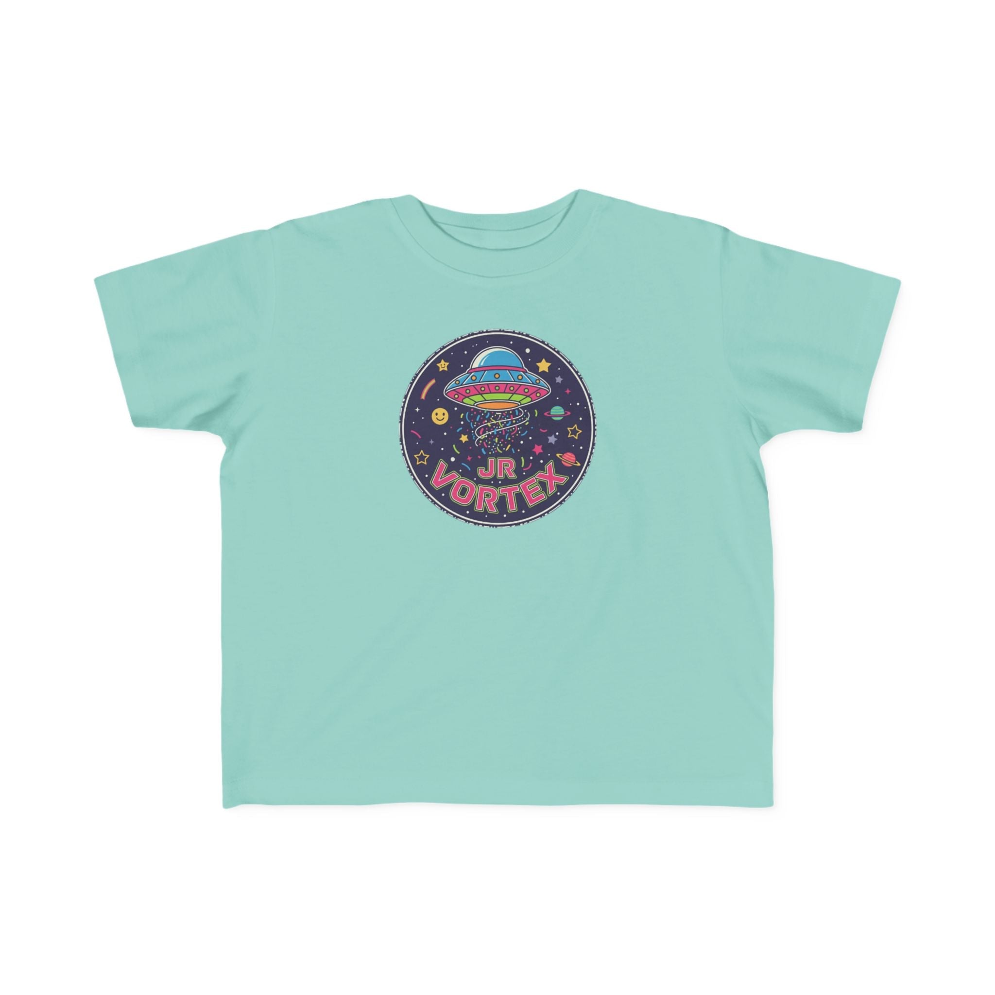 Toddler Tee — Colorful UFO "Out of This World" Space Graphic Printify