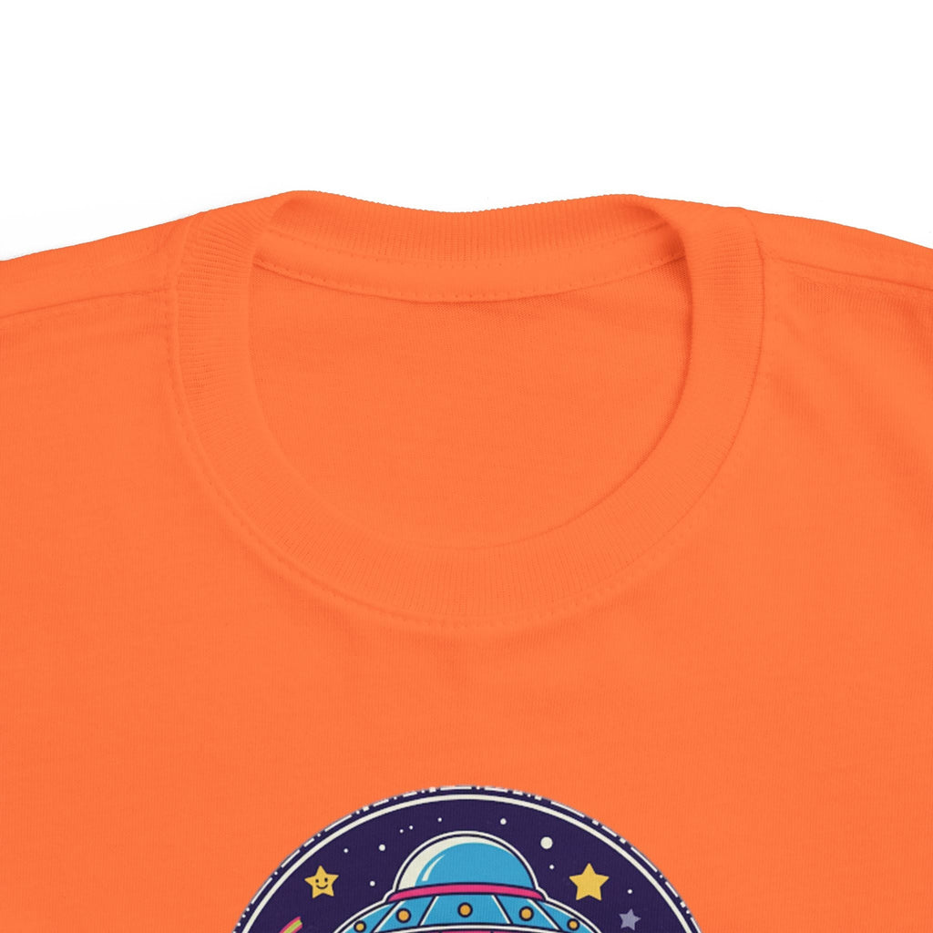 Toddler Tee — Colorful UFO "Out of This World" Space Graphic Printify