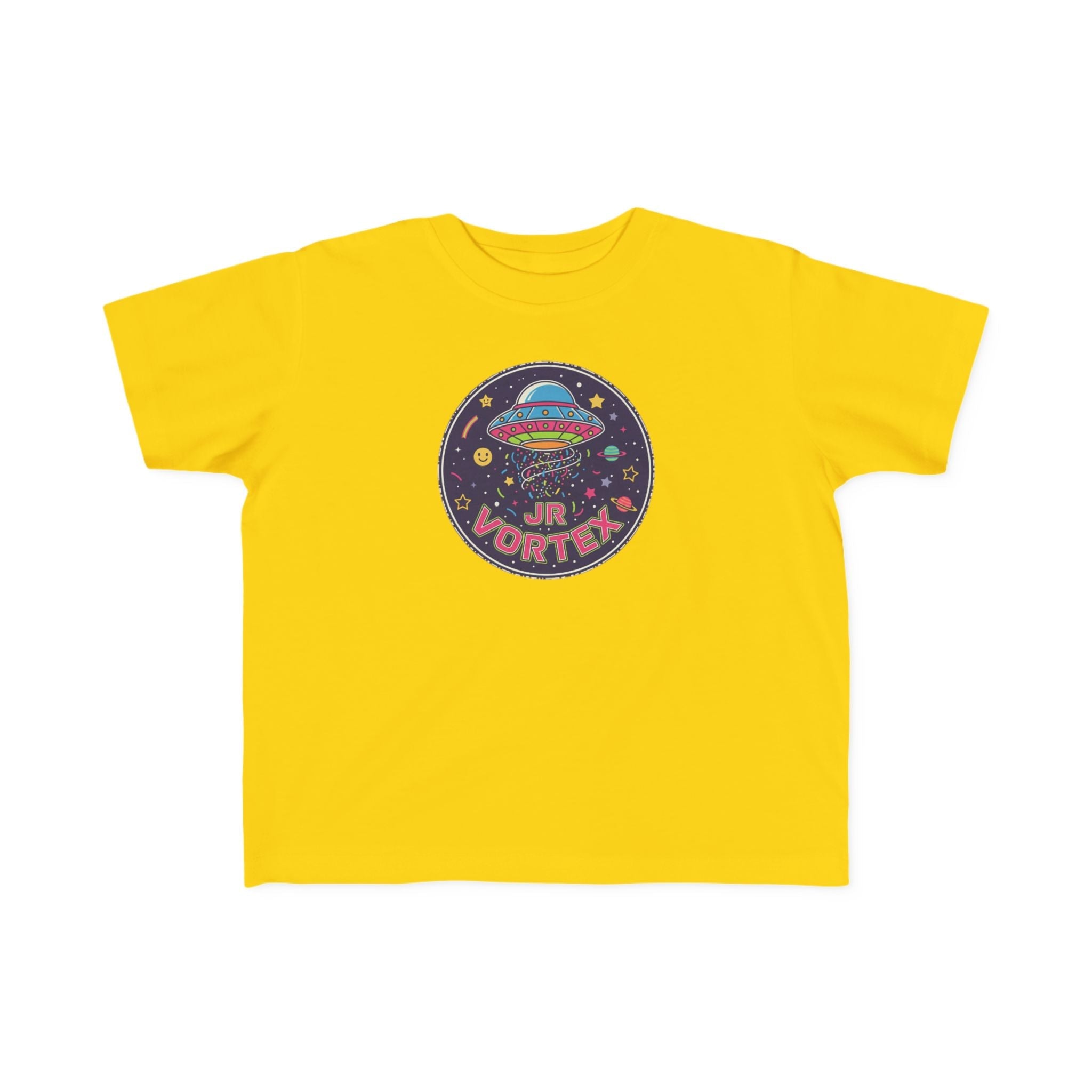Toddler Tee — Colorful UFO "Out of This World" Space Graphic Printify