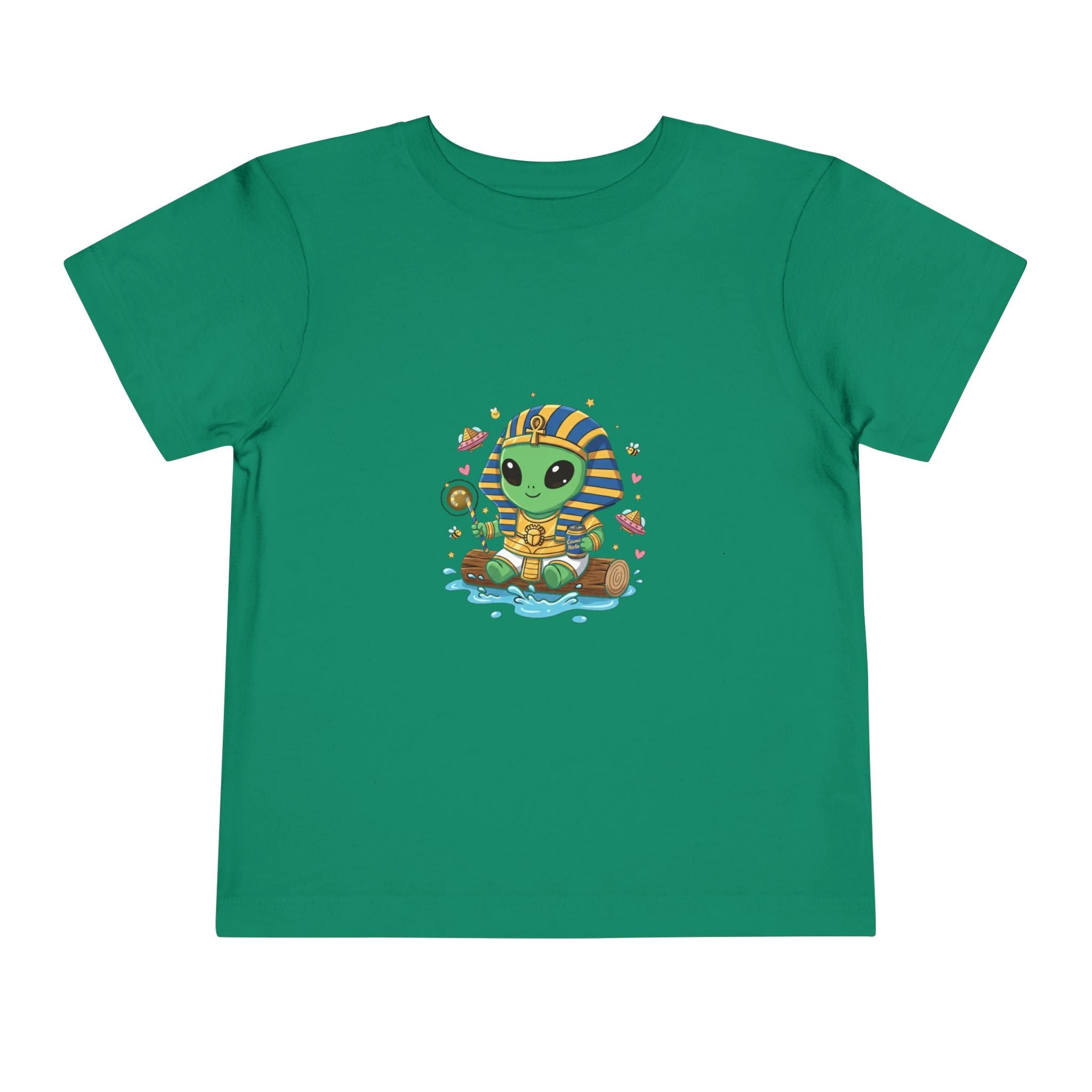 Toddler Tee — Cute Alien Pharaoh Graphic Shirt for Kids Printify
