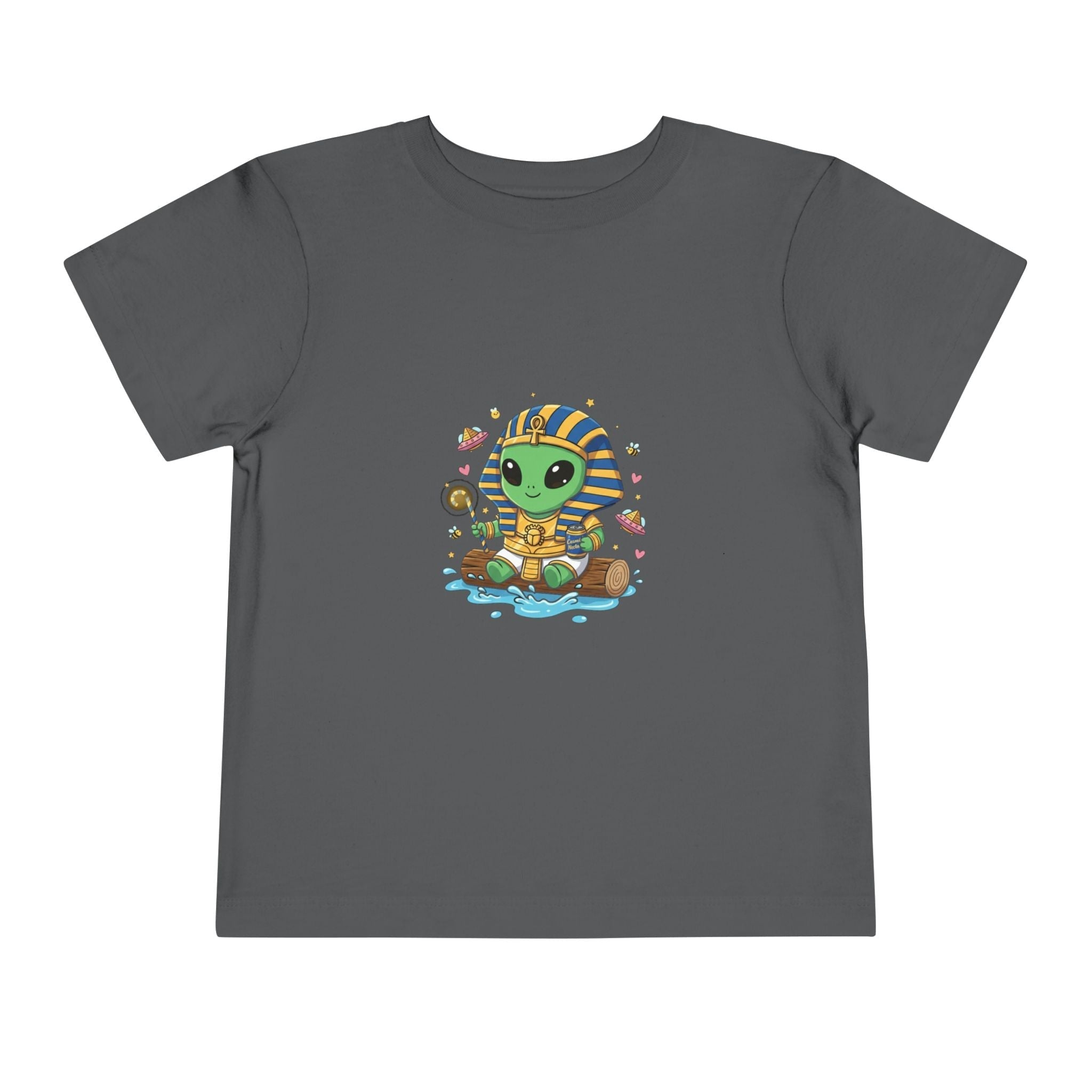 Toddler Tee — Cute Alien Pharaoh Graphic Shirt for Kids Printify