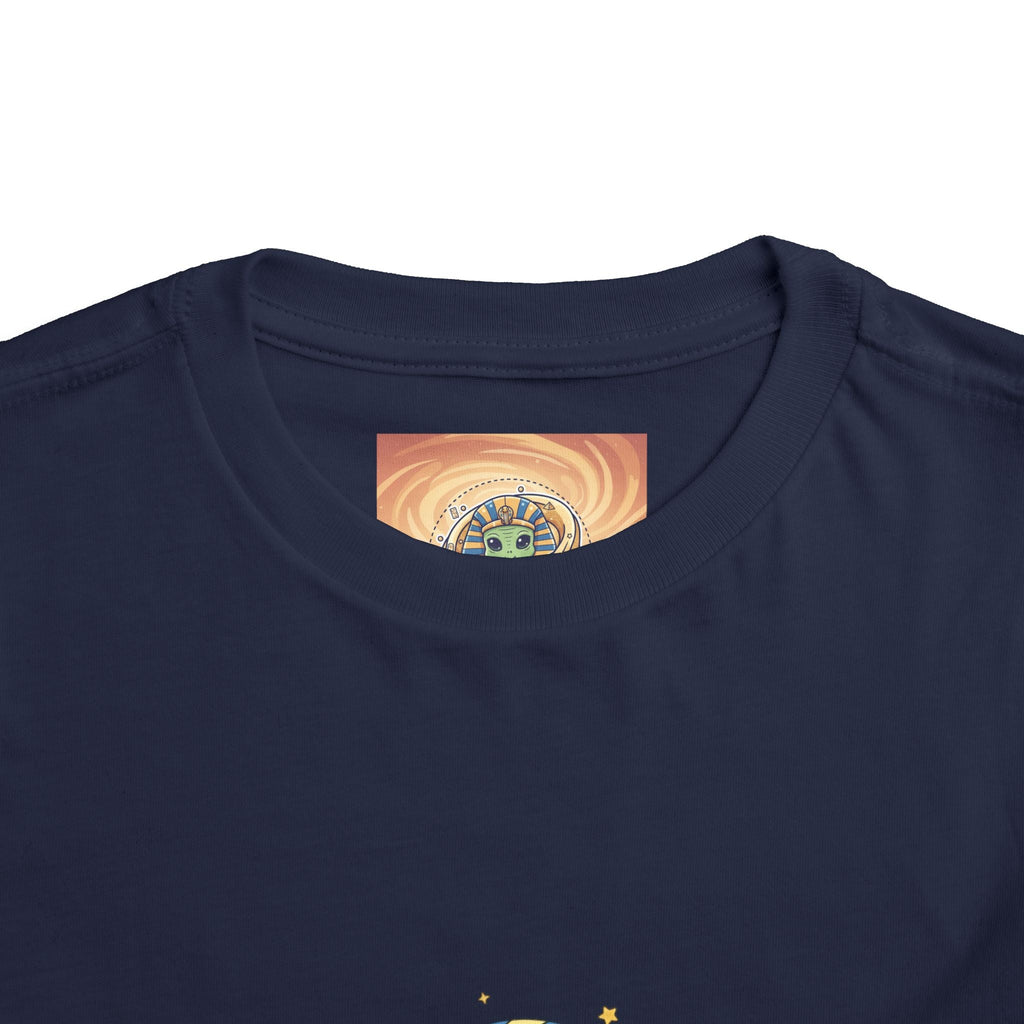 Toddler Tee — Cute Alien Pharaoh Graphic Shirt for Kids Printify