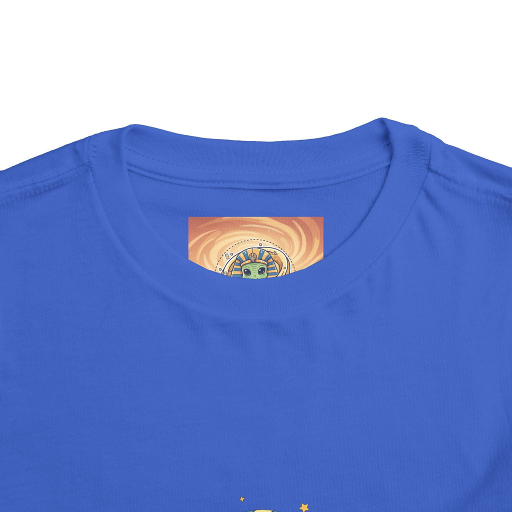 Toddler Tee — Cute Alien Pharaoh Graphic Shirt for Kids Printify
