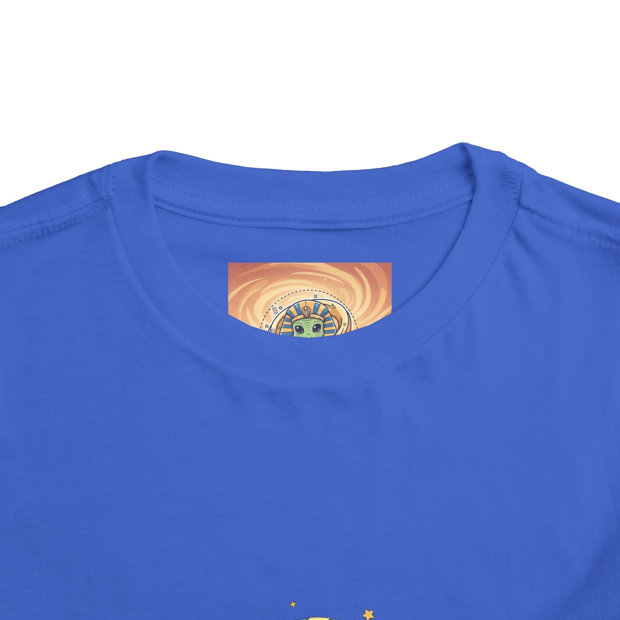 Toddler Tee — Cute Alien Pharaoh Graphic Shirt for Kids Printify