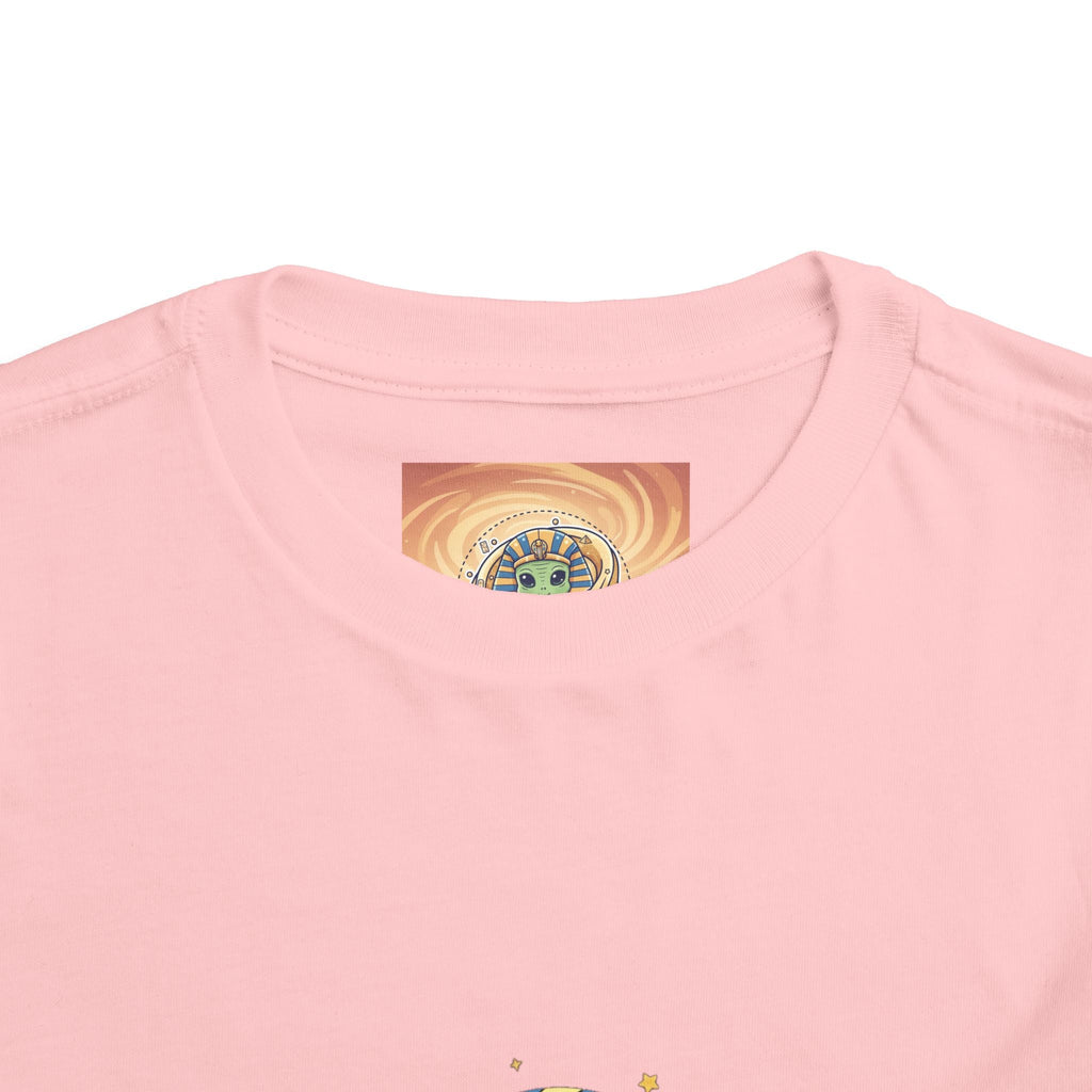 Toddler Tee — Cute Alien Pharaoh Graphic Shirt for Kids Printify