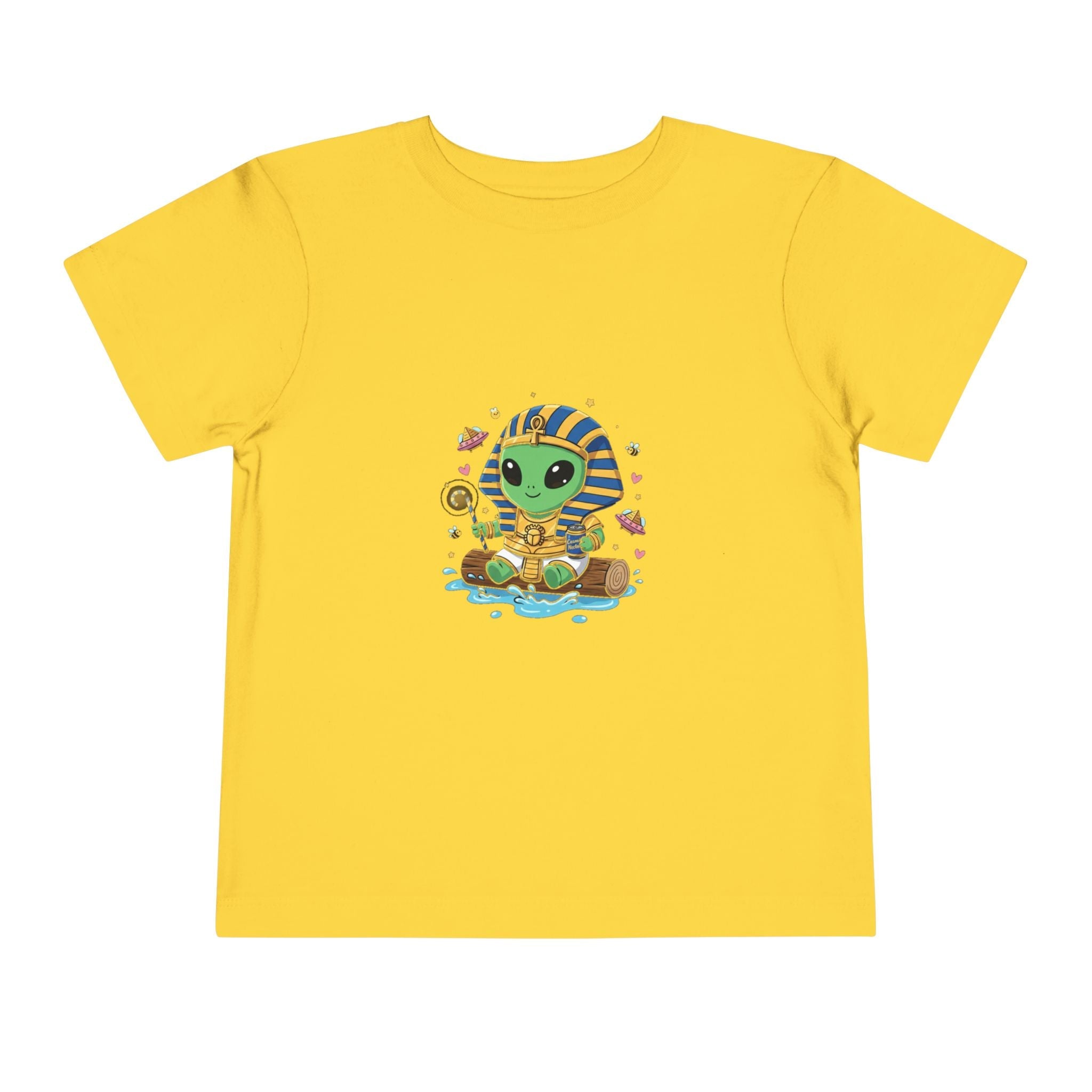 Toddler Tee — Cute Alien Pharaoh Graphic Shirt for Kids Printify
