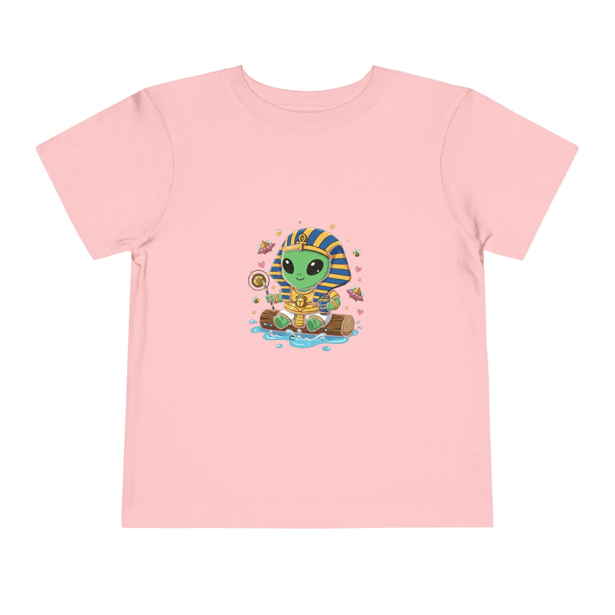 Toddler Tee — Cute Alien Pharaoh Graphic Shirt for Kids Printify