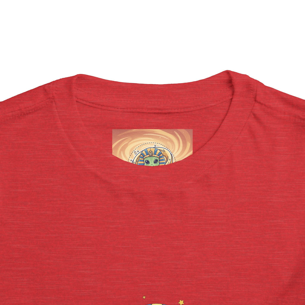Toddler Tee — Cute Alien Pharaoh Graphic Shirt for Kids Printify