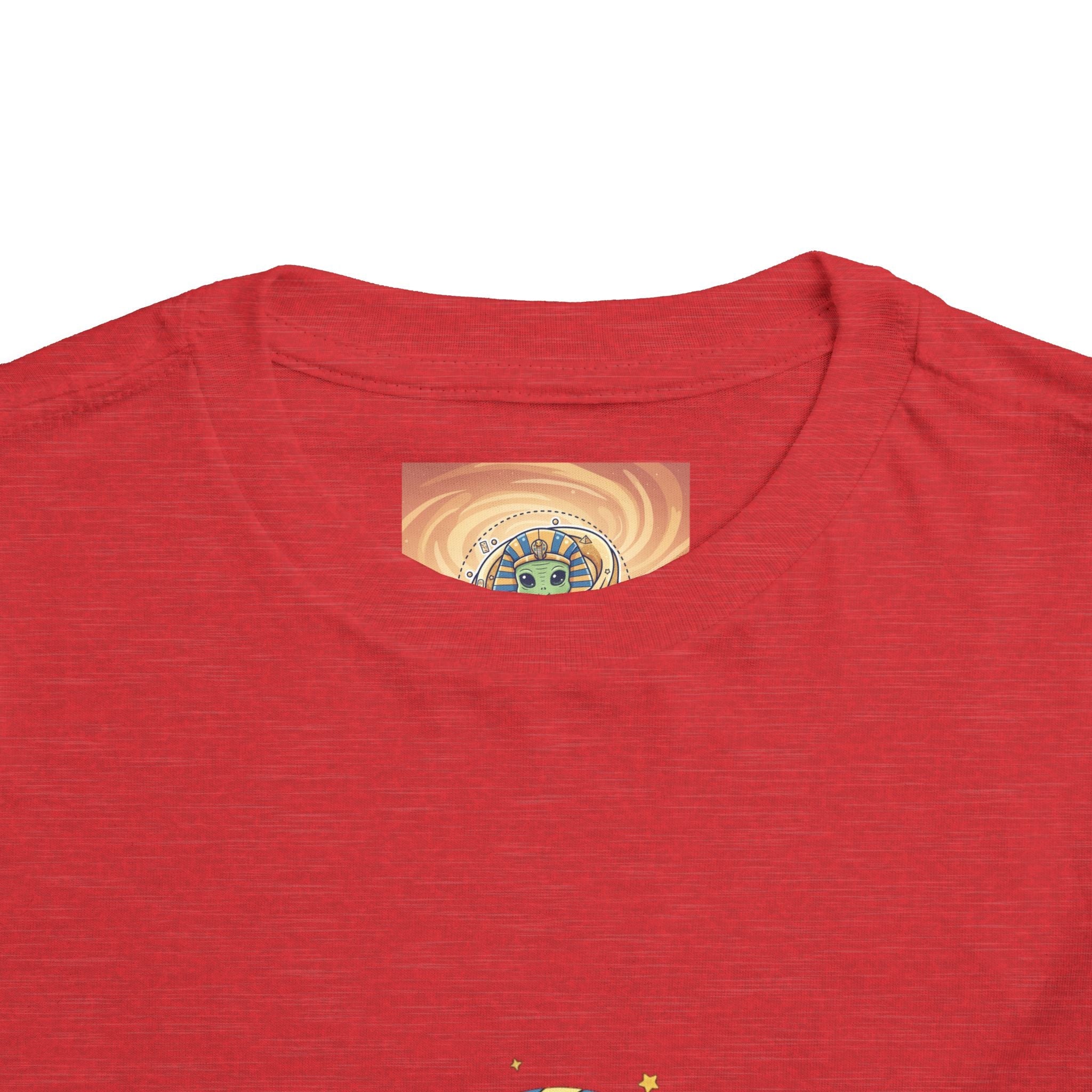 Toddler Tee — Cute Alien Pharaoh Graphic Shirt for Kids Printify