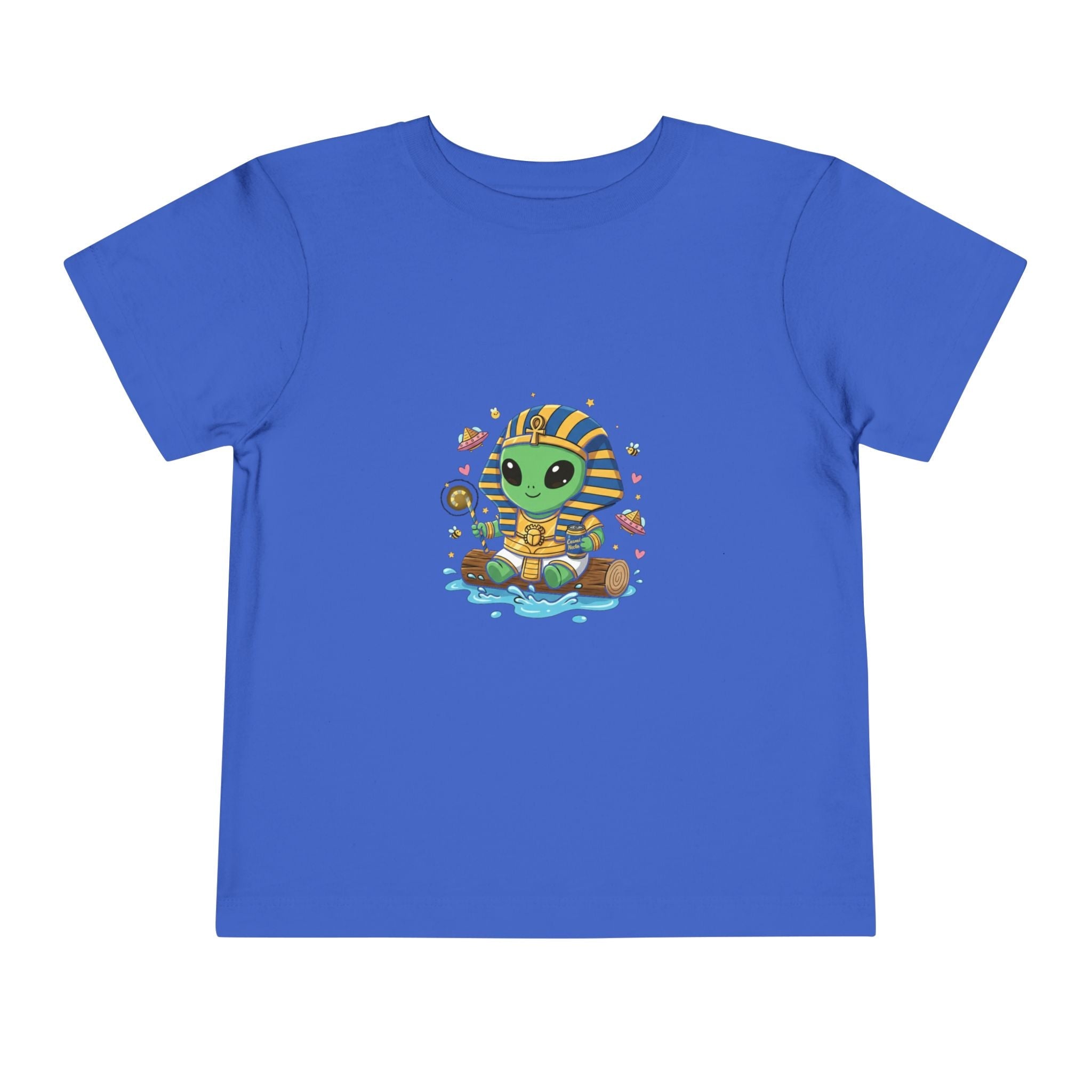 Toddler Tee — Cute Alien Pharaoh Graphic Shirt for Kids Printify