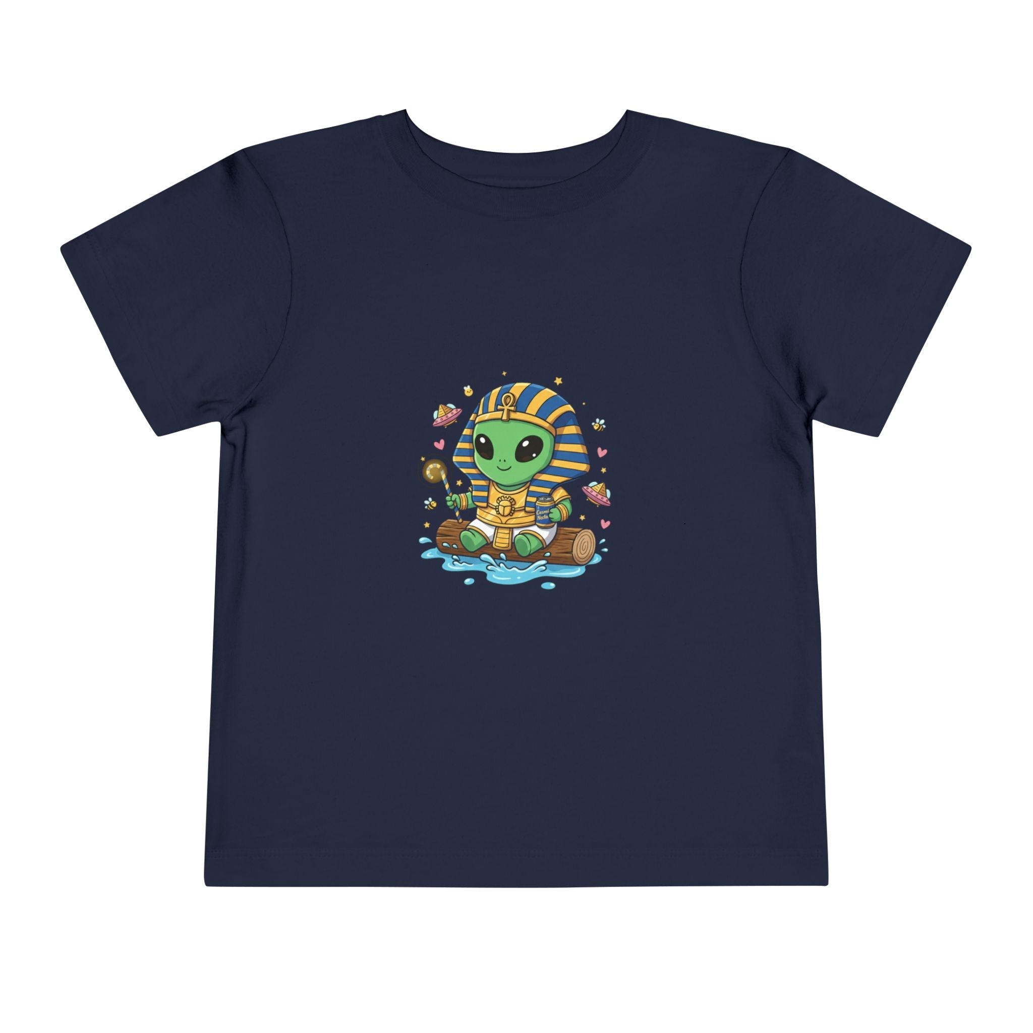 Toddler Tee — Cute Alien Pharaoh Graphic Shirt for Kids Printify