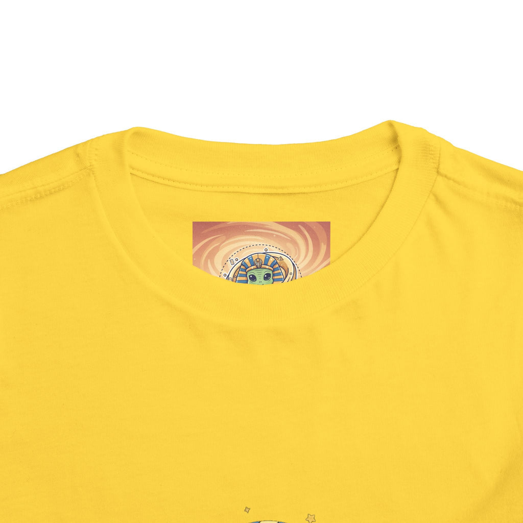 Toddler Tee — Cute Alien Pharaoh Graphic Shirt for Kids Printify