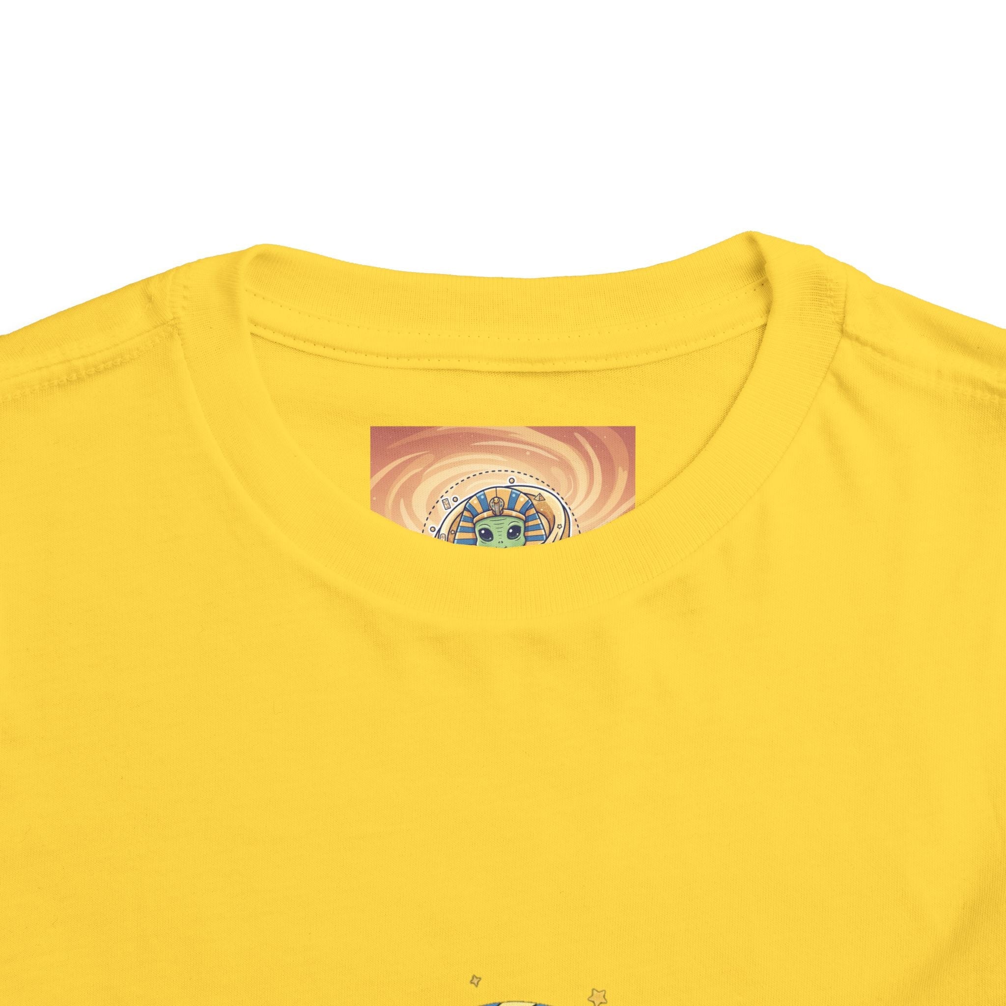 Toddler Tee — Cute Alien Pharaoh Graphic Shirt for Kids Printify