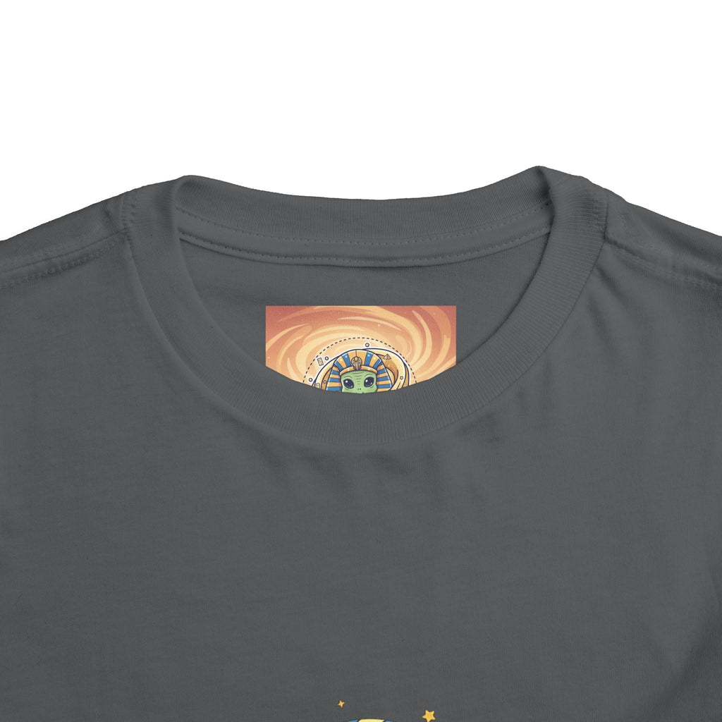 Toddler Tee — Cute Alien Pharaoh Graphic Shirt for Kids Printify