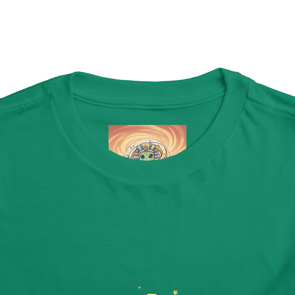 Toddler Tee — Cute Alien Pharaoh Graphic Shirt for Kids Printify