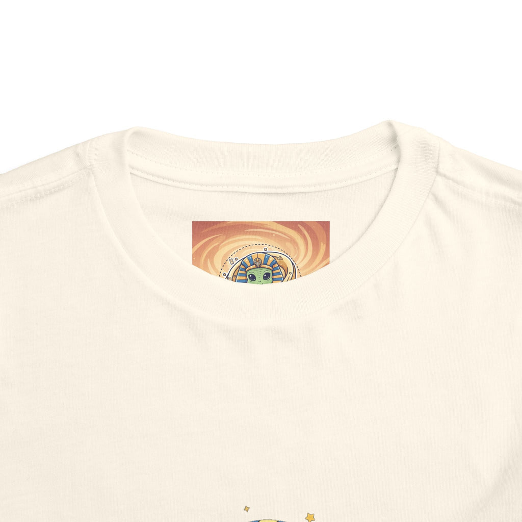 Toddler Tee — Cute Alien Pharaoh Graphic Shirt for Kids Printify