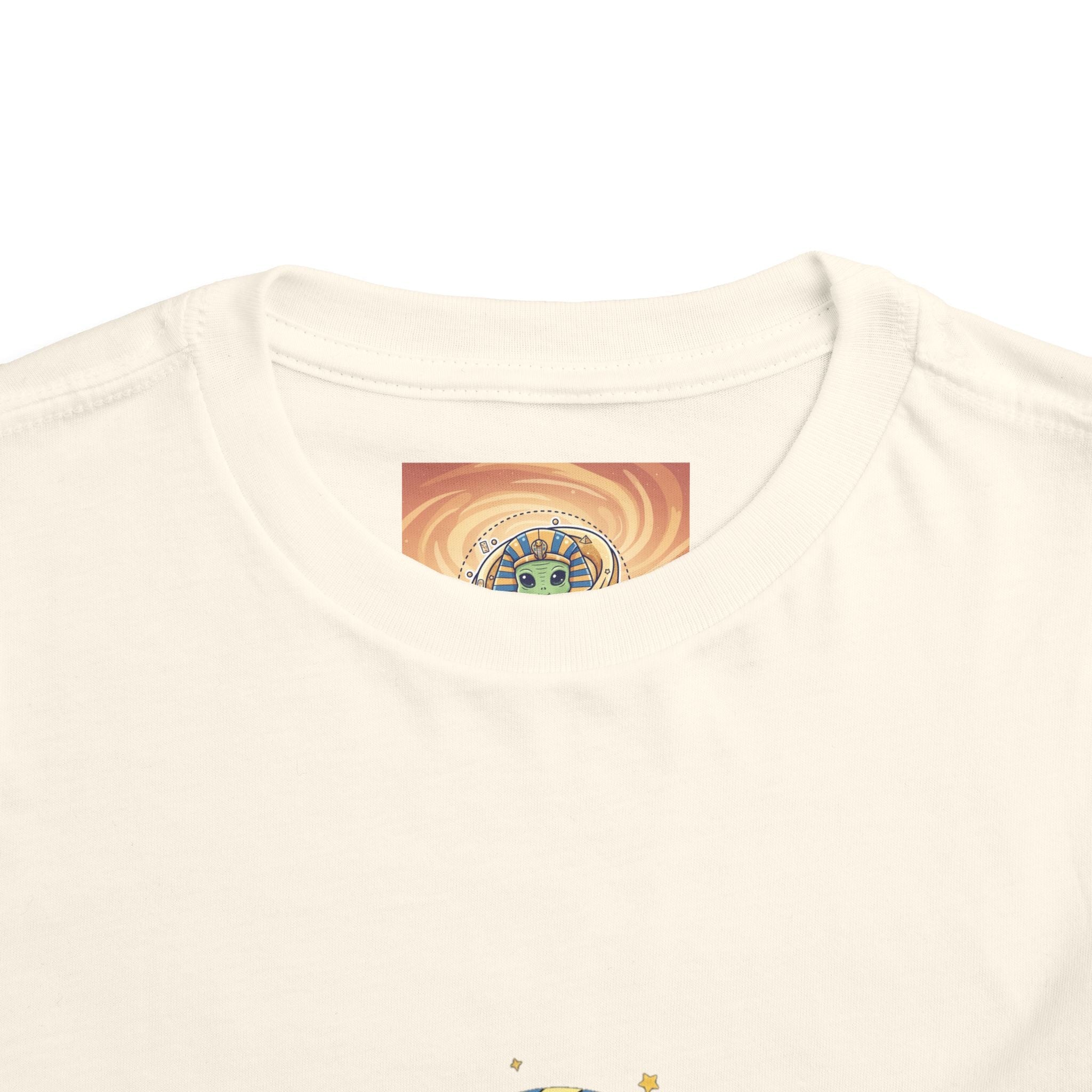 Toddler Tee — Cute Alien Pharaoh Graphic Shirt for Kids Printify