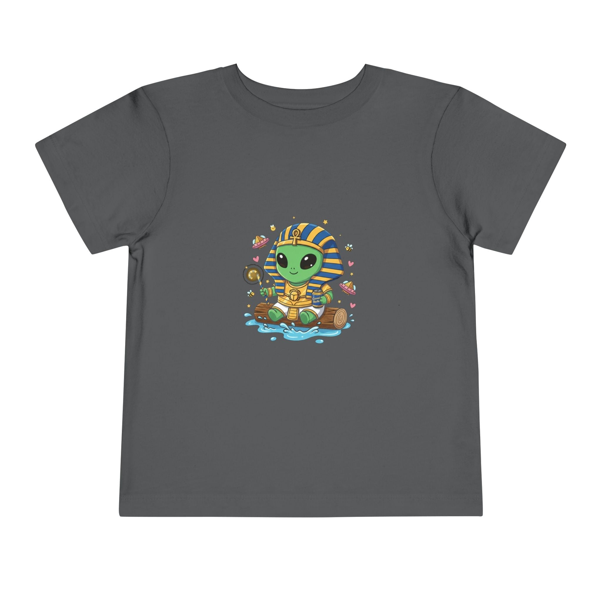 Toddler Tee — Cute Alien Pharaoh Graphic Shirt for Kids Printify