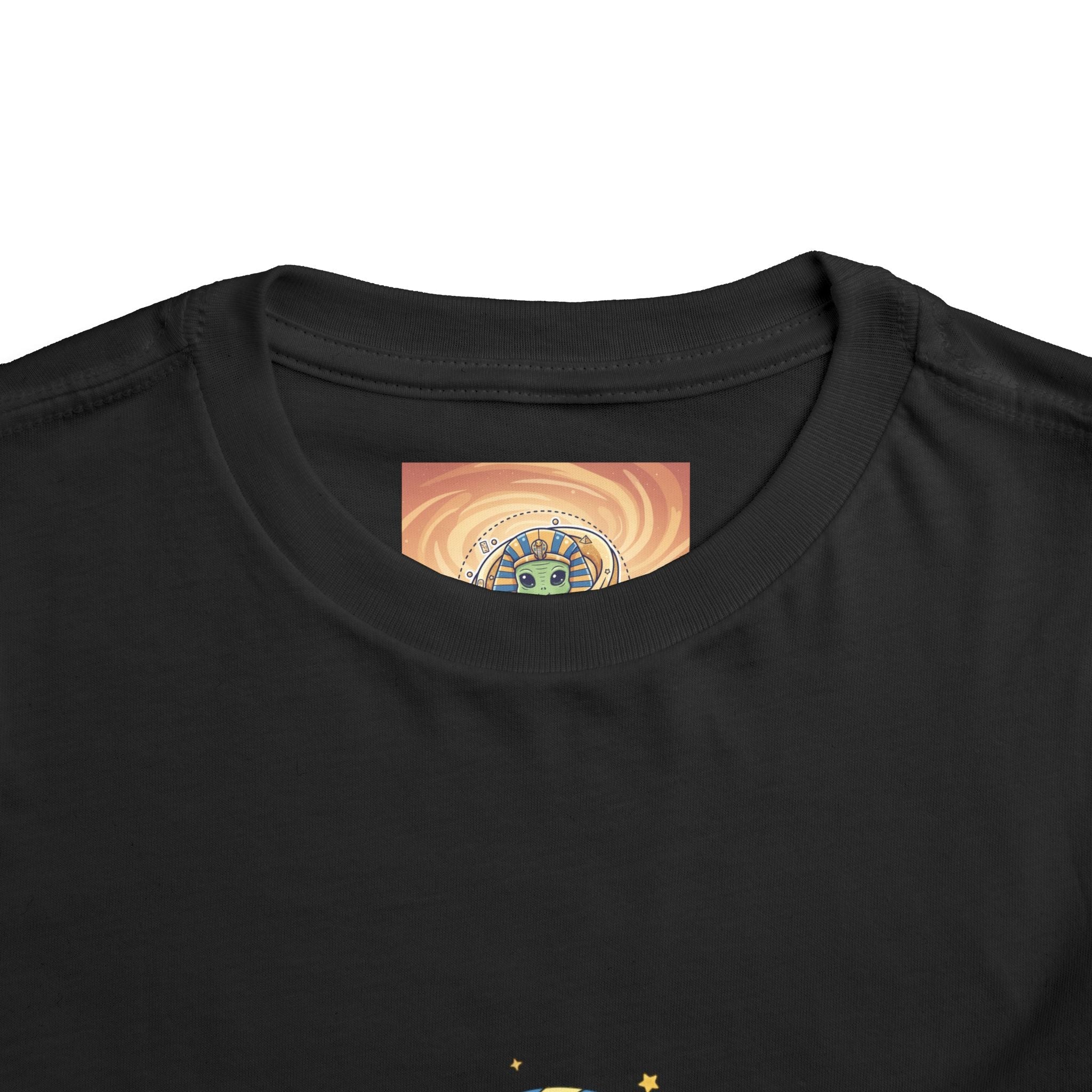 Toddler Tee — Cute Alien Pharaoh Graphic Shirt for Kids Printify