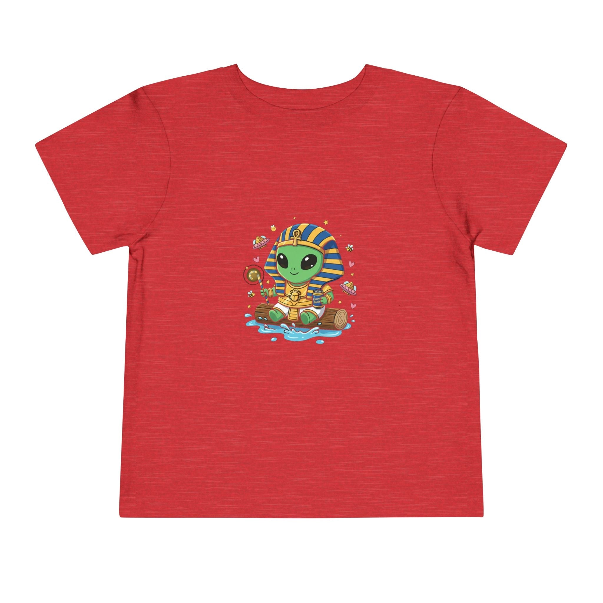 Toddler Tee — Cute Alien Pharaoh Graphic Shirt for Kids Printify