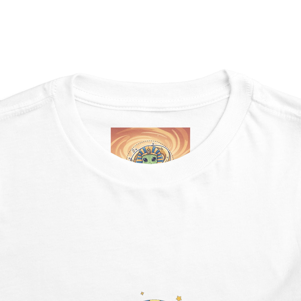 Toddler Tee — Cute Alien Pharaoh Graphic Shirt for Kids Printify