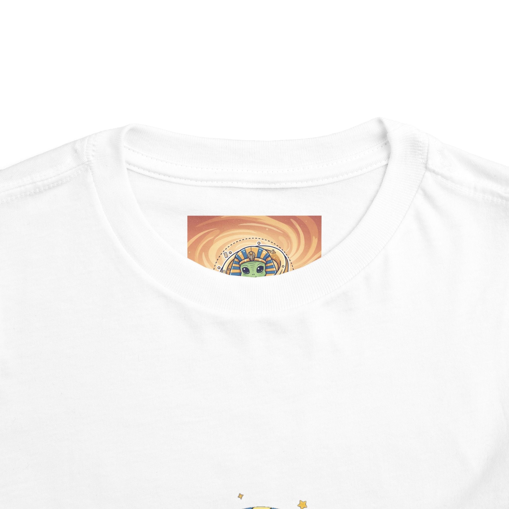 Toddler Tee — Cute Alien Pharaoh Graphic Shirt for Kids Printify
