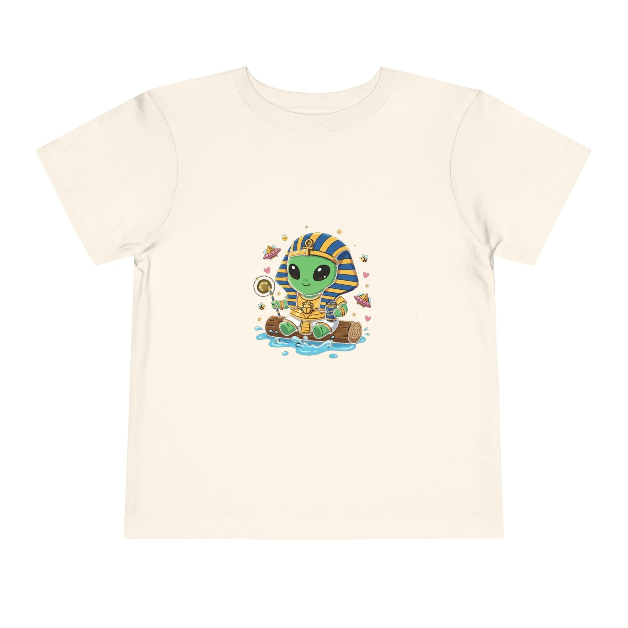 Toddler Tee — Cute Alien Pharaoh Graphic Shirt for Kids Printify