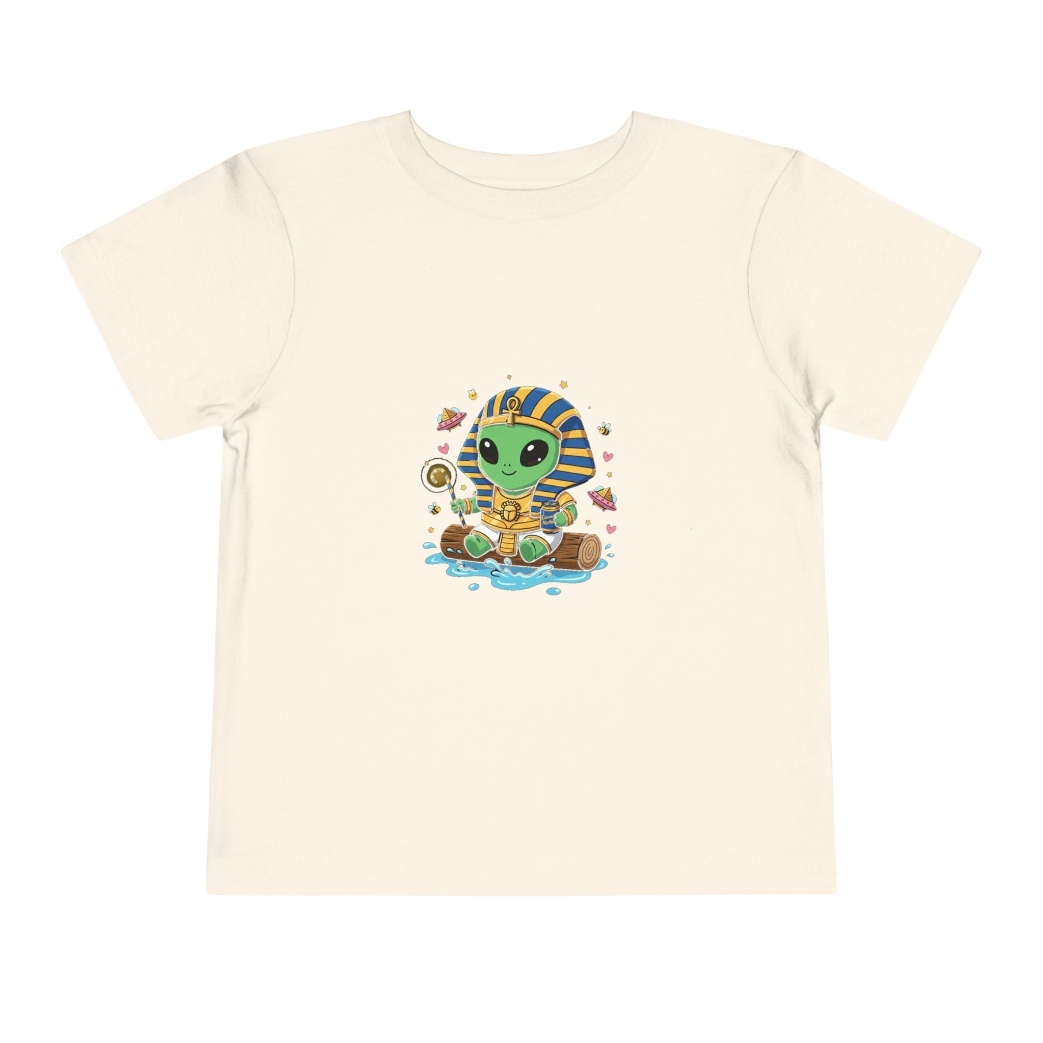 Toddler Tee — Cute Alien Pharaoh Graphic Shirt for Kids Printify