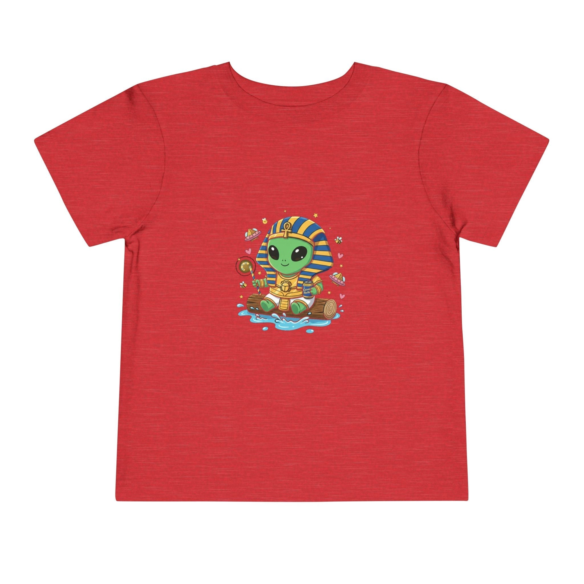 Toddler Tee — Cute Alien Pharaoh Graphic Shirt for Kids Printify