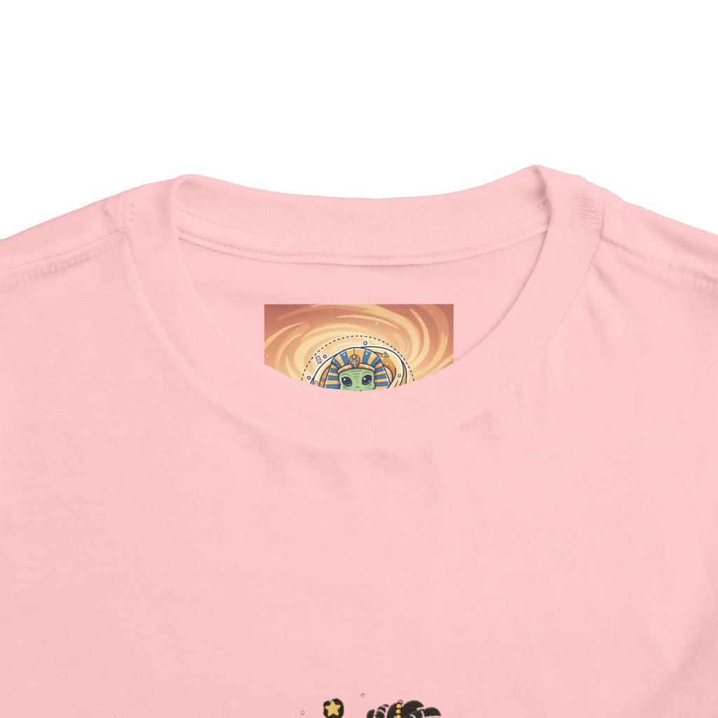 Toddler Tee – Cute Baby Pirate with Treasure Chest Graphic Printify