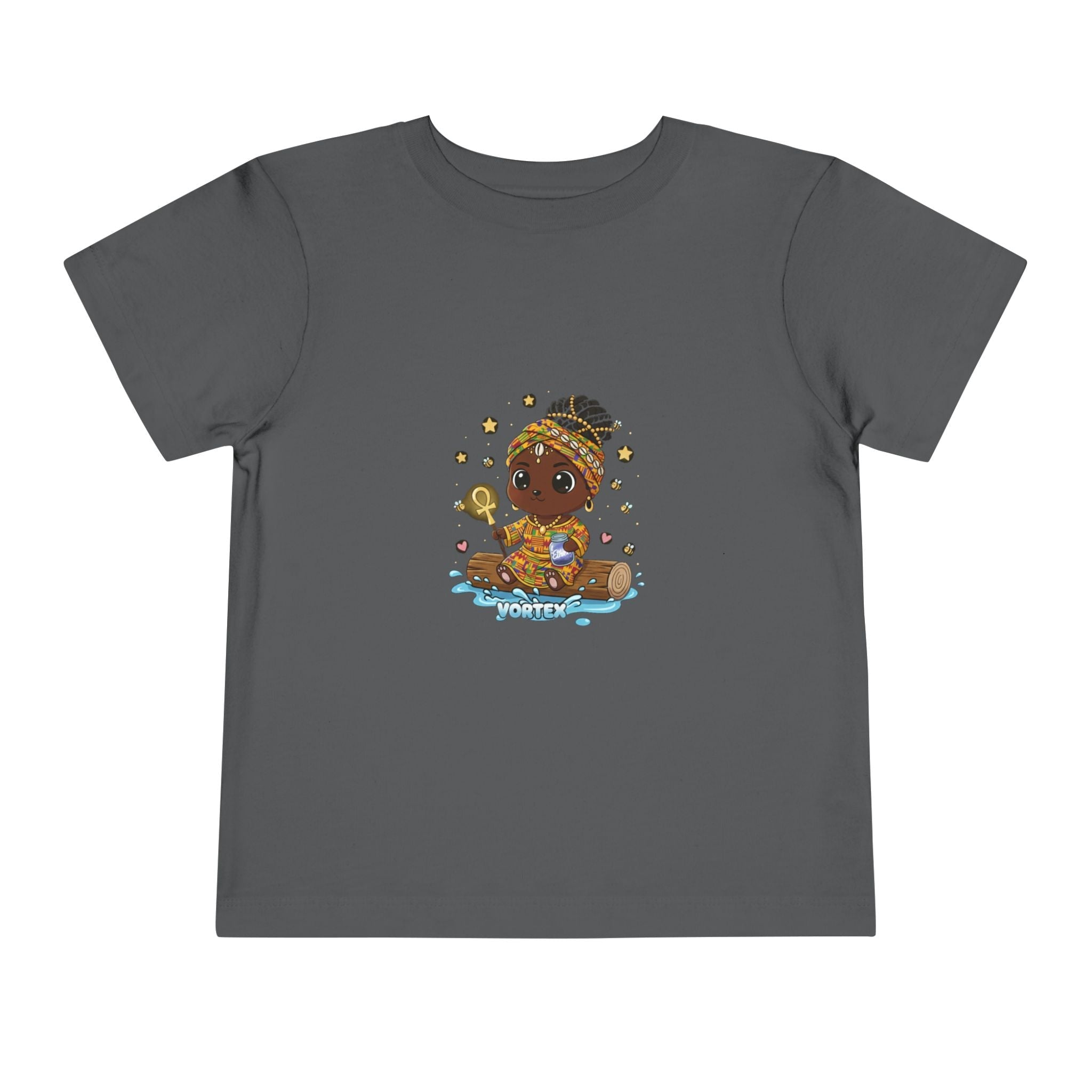 Toddler Tee – Cute Baby Pirate with Treasure Chest Graphic Printify