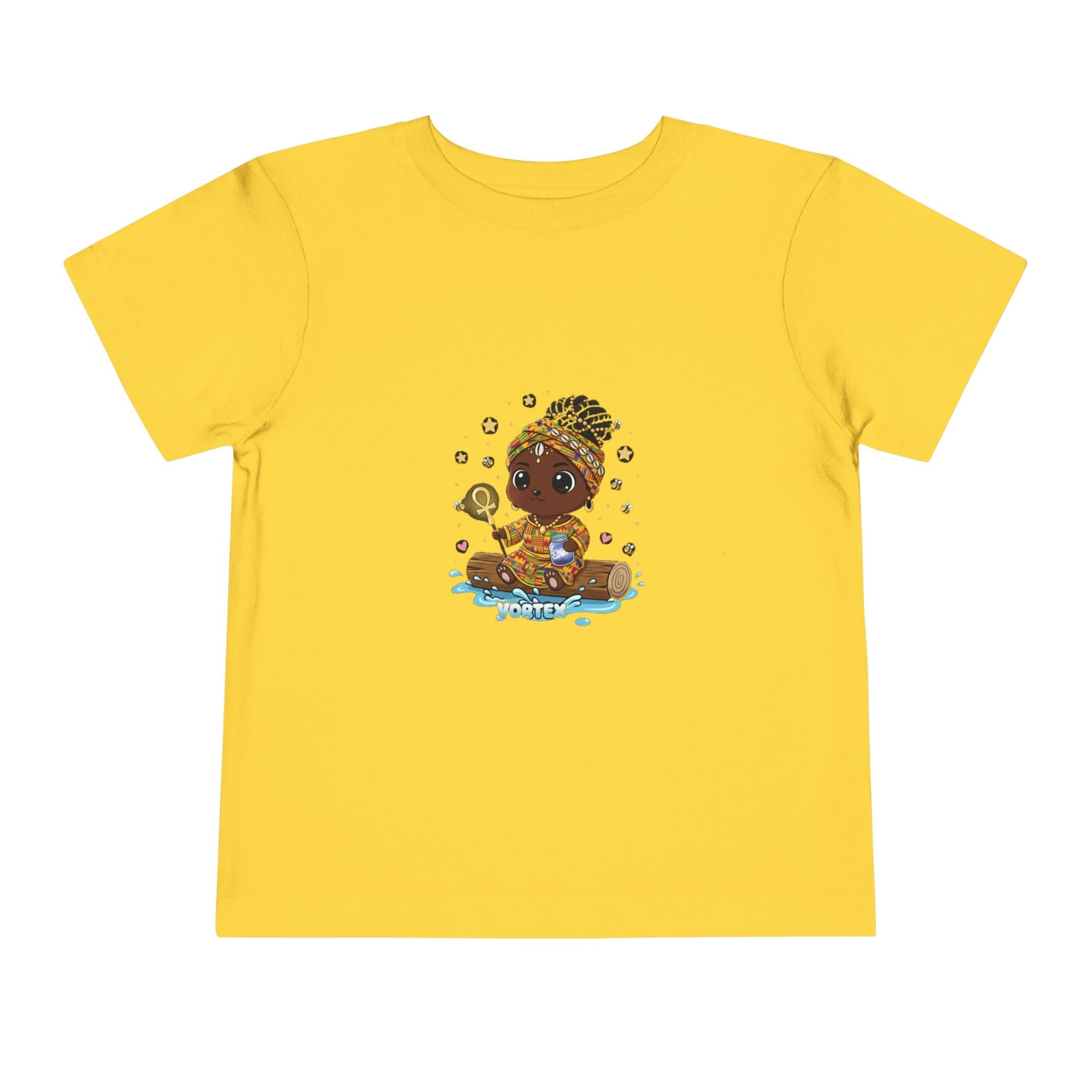 Toddler Tee – Cute Baby Pirate with Treasure Chest Graphic Printify