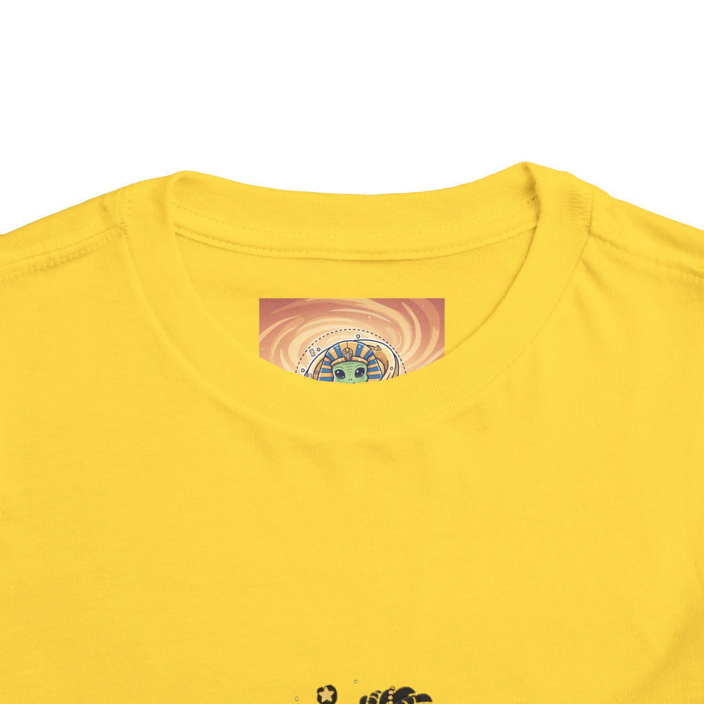 Toddler Tee – Cute Baby Pirate with Treasure Chest Graphic Printify