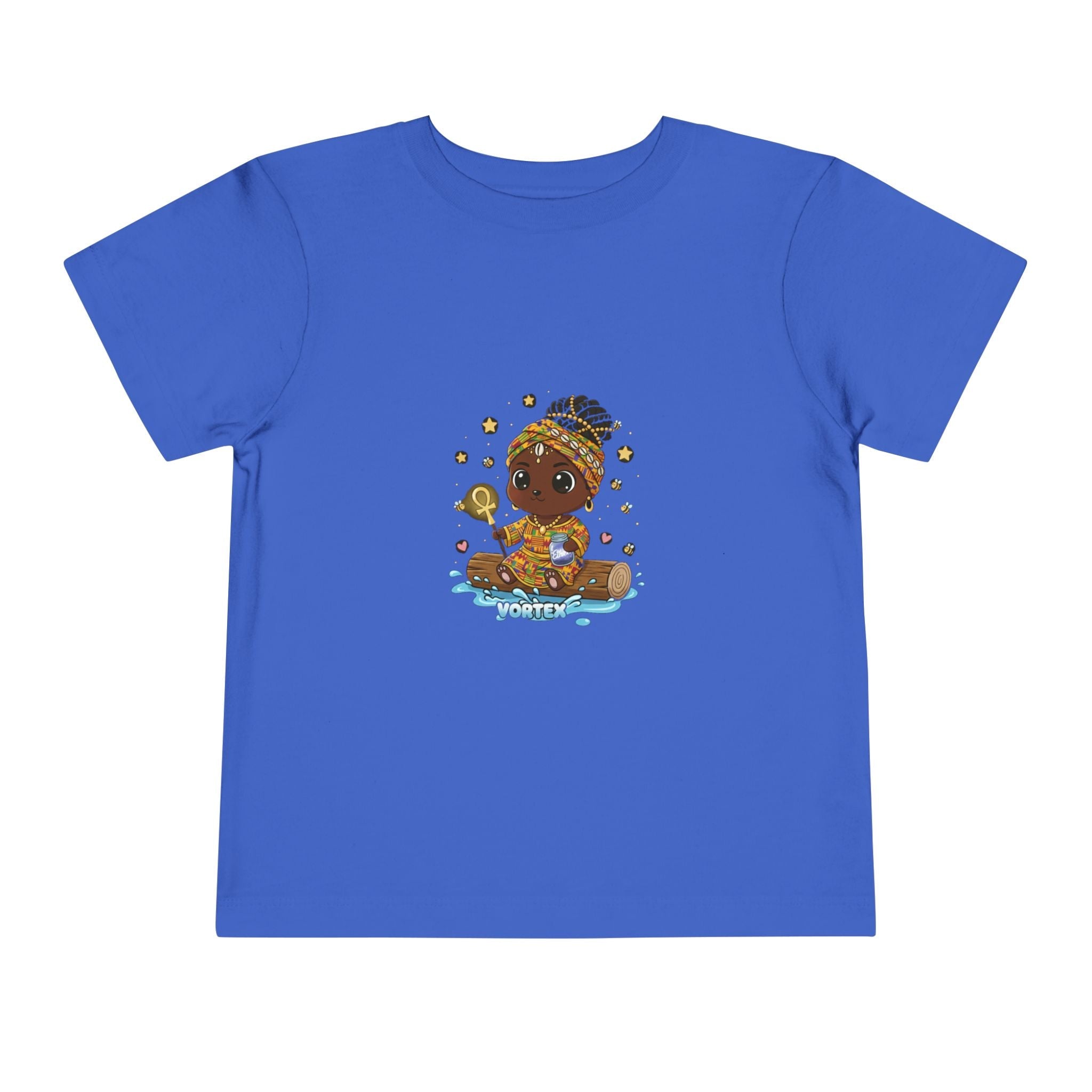 Toddler Tee – Cute Baby Pirate with Treasure Chest Graphic Printify