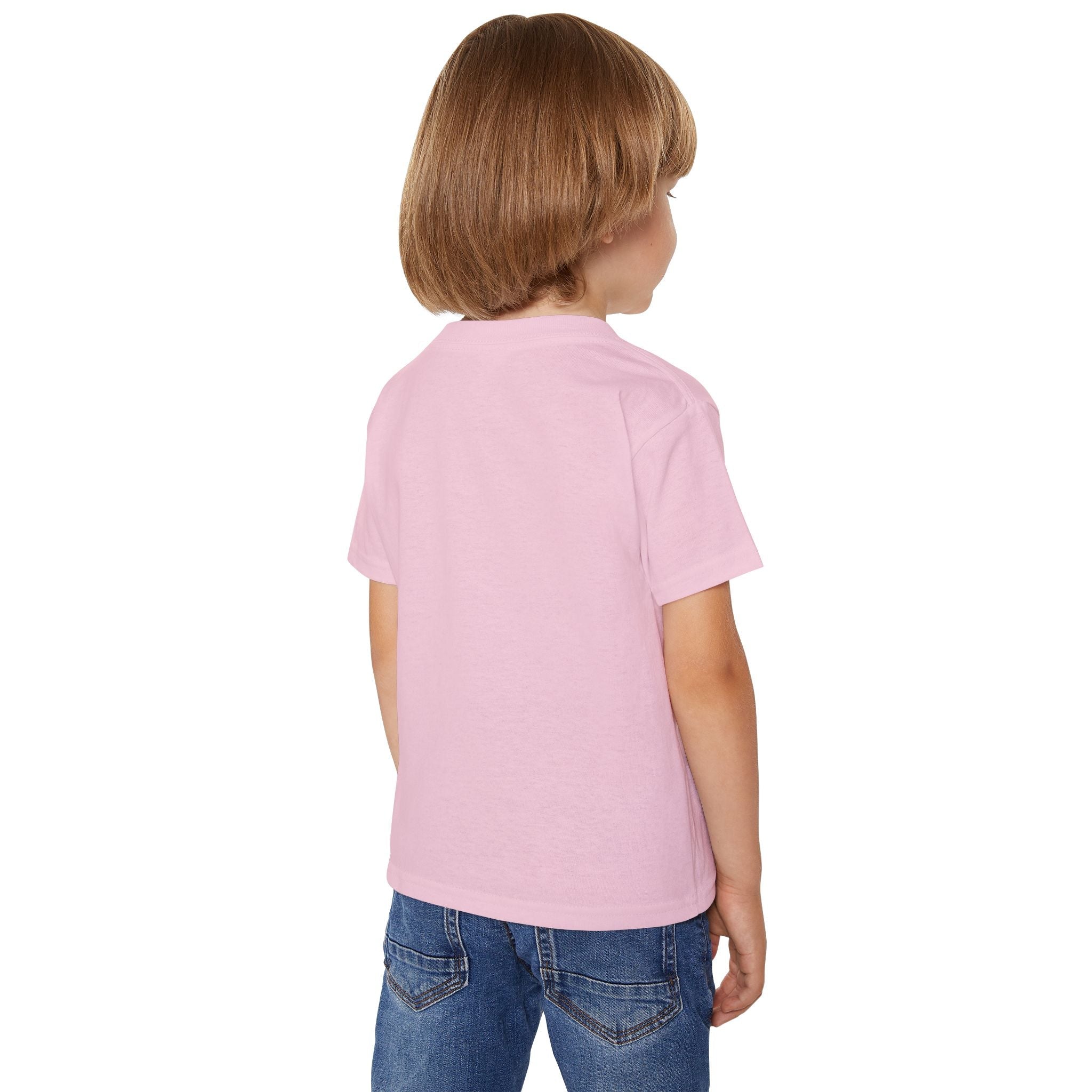 Toddler T‑Shirt — Cute Pink Mushroom Character "Vortex" Kids Tee Printify