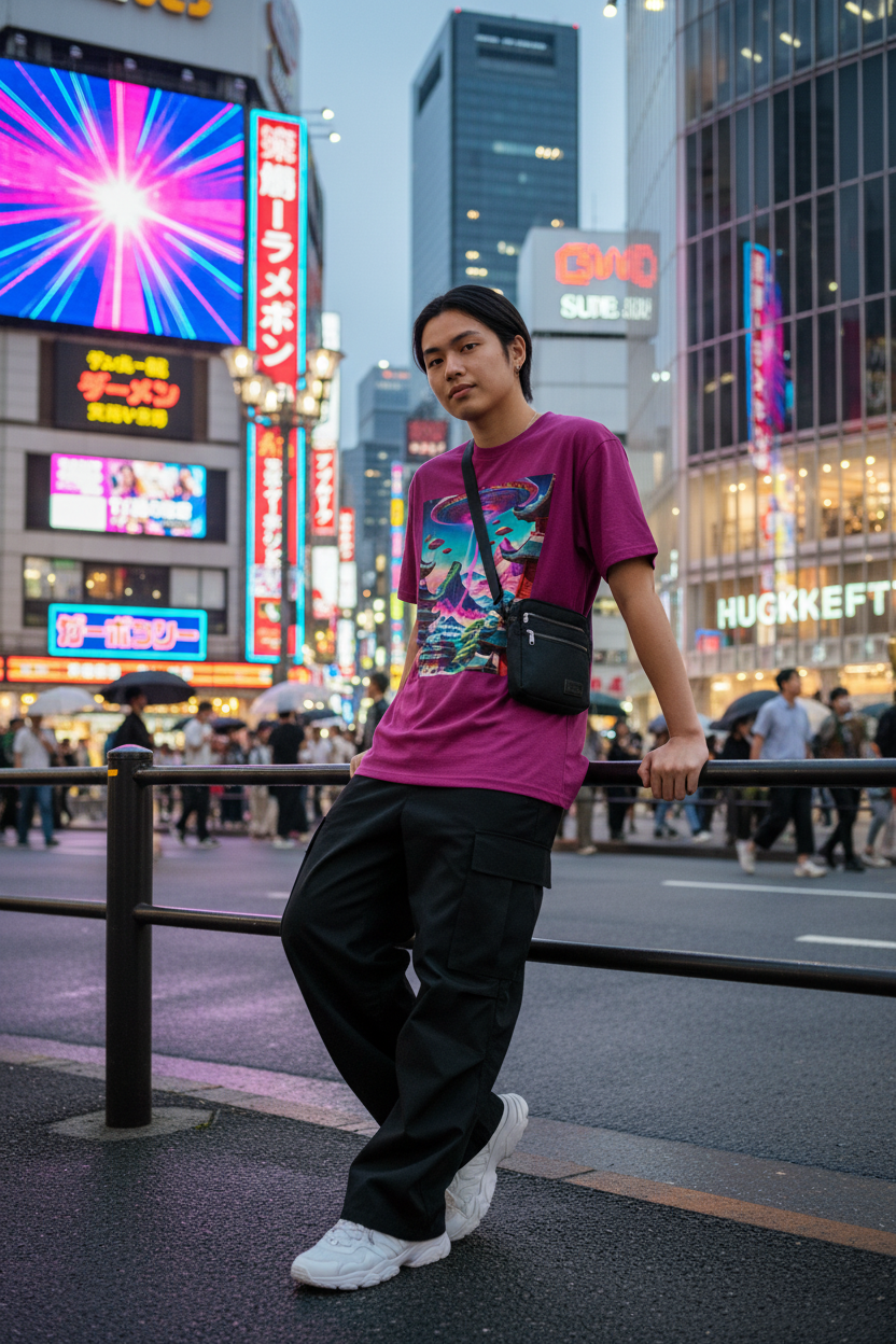 Tokyo location lifestyle shot