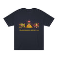 Transmission Received Tee — Pyramid Eye & UFO Graphic T-Shirt Printify
