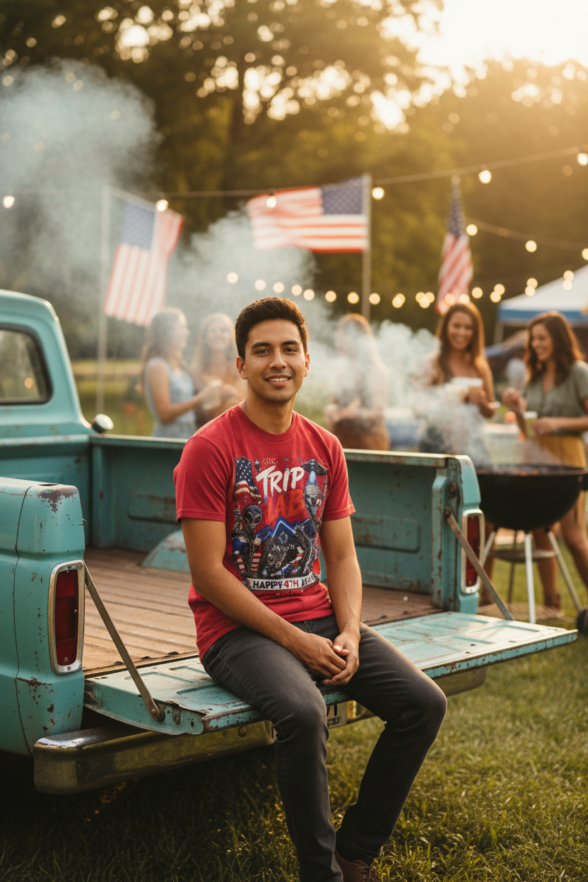 Trip Lab BBQ Tee — Tailgate Cookout V3