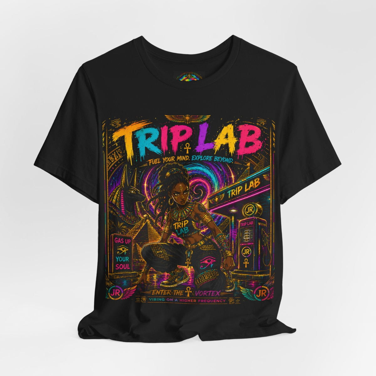 Trip Lab Egyptian Tee — JR Vortex Fuel Your Mind Collection.