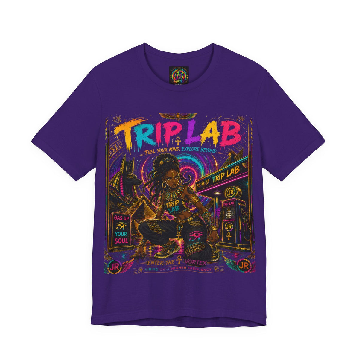 Trip Lab Egyptian Tee — JR Vortex Fuel Your Mind Collection.
