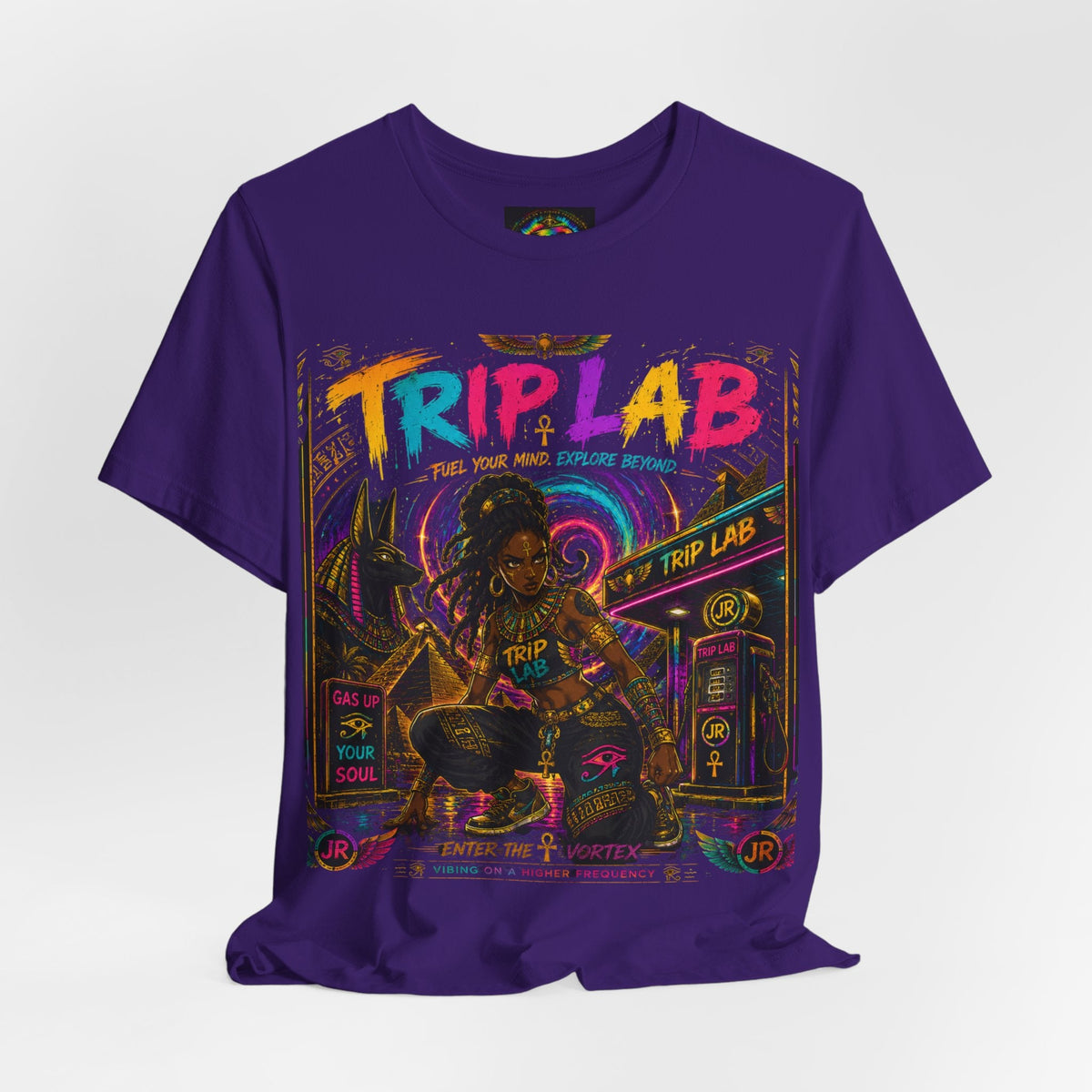 Trip Lab Egyptian Tee — JR Vortex Fuel Your Mind Collection.