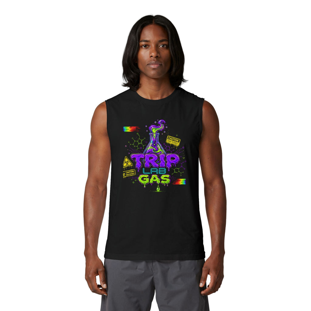 Trip Lab Gas Muscle Tank — High Octane Chemistry | Unisex