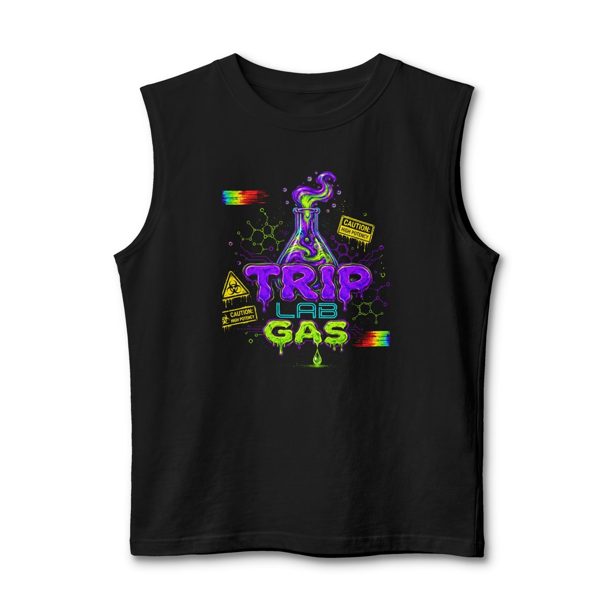 Trip Lab Gas Muscle Tank — High Octane Chemistry | Unisex