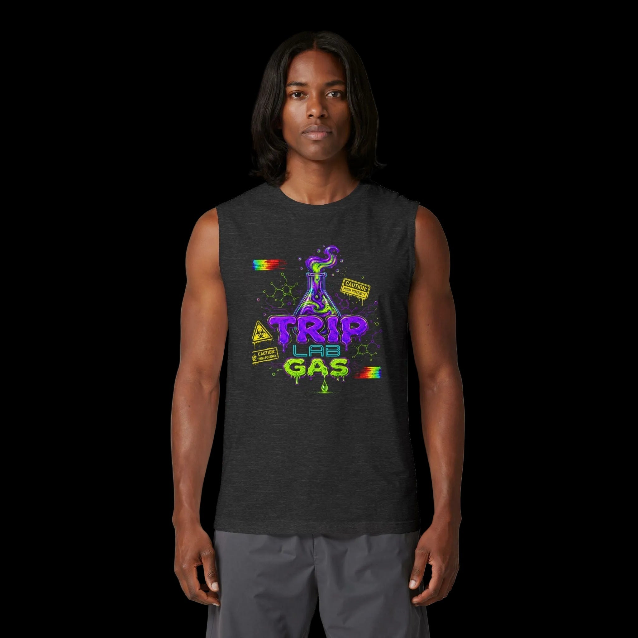 Trip Lab Gas Muscle Tank — High Octane Chemistry | Unisex